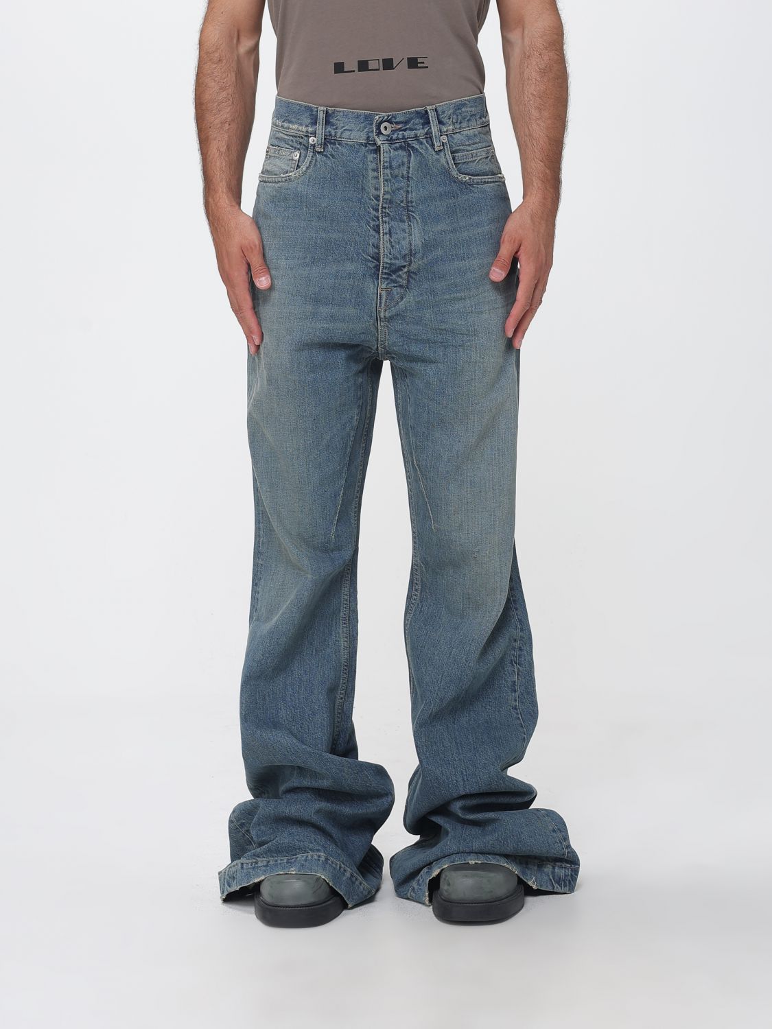 RICK OWENS DRKSHDW Jeans Men color Denim