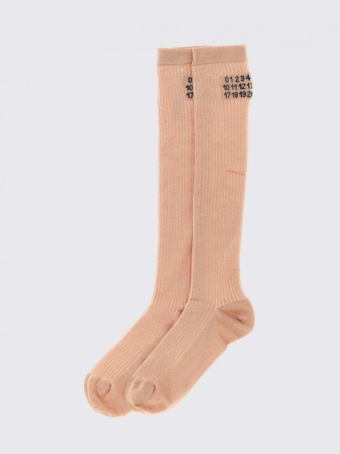 MM6 MAISON MARGIELA Stretch-Rippstrick-Baumwollsocken