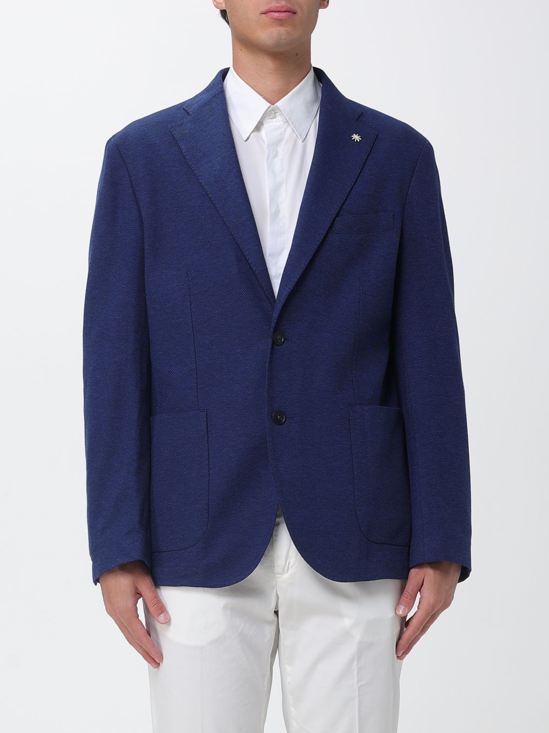 MANUEL RITZ Giacca Uomo colore Blue Navy