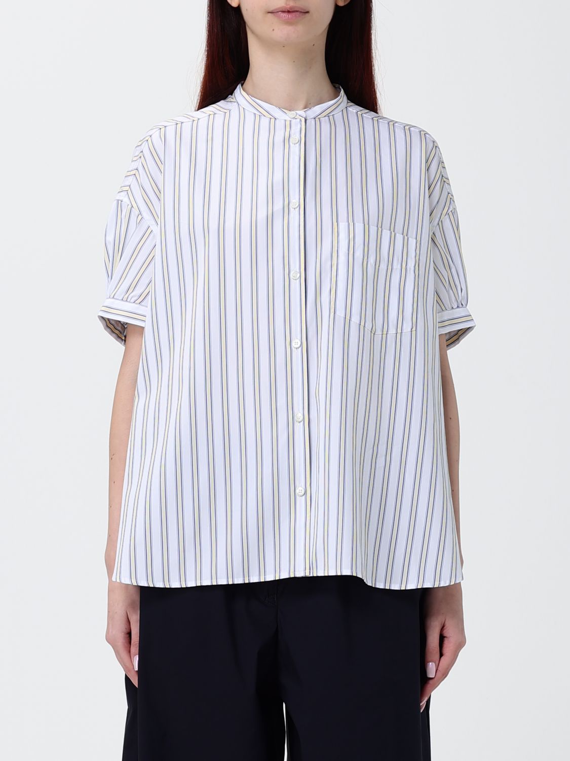 ASPESI Camicia casual in cotone a righe