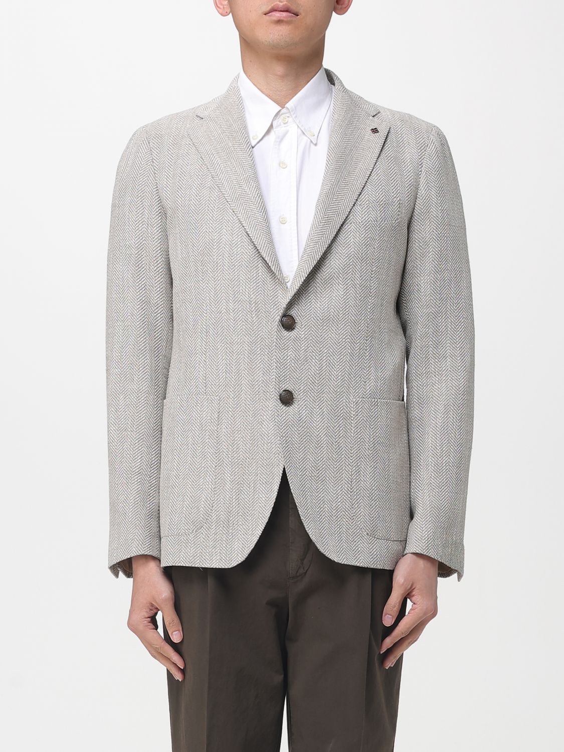 TAGLIATORE Einreihiger Blazer aus Schurwollmischung