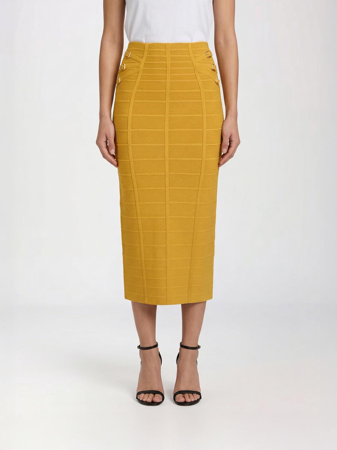 ELISABETTA FRANCHI Pencil Skirt in Stretch Jersey