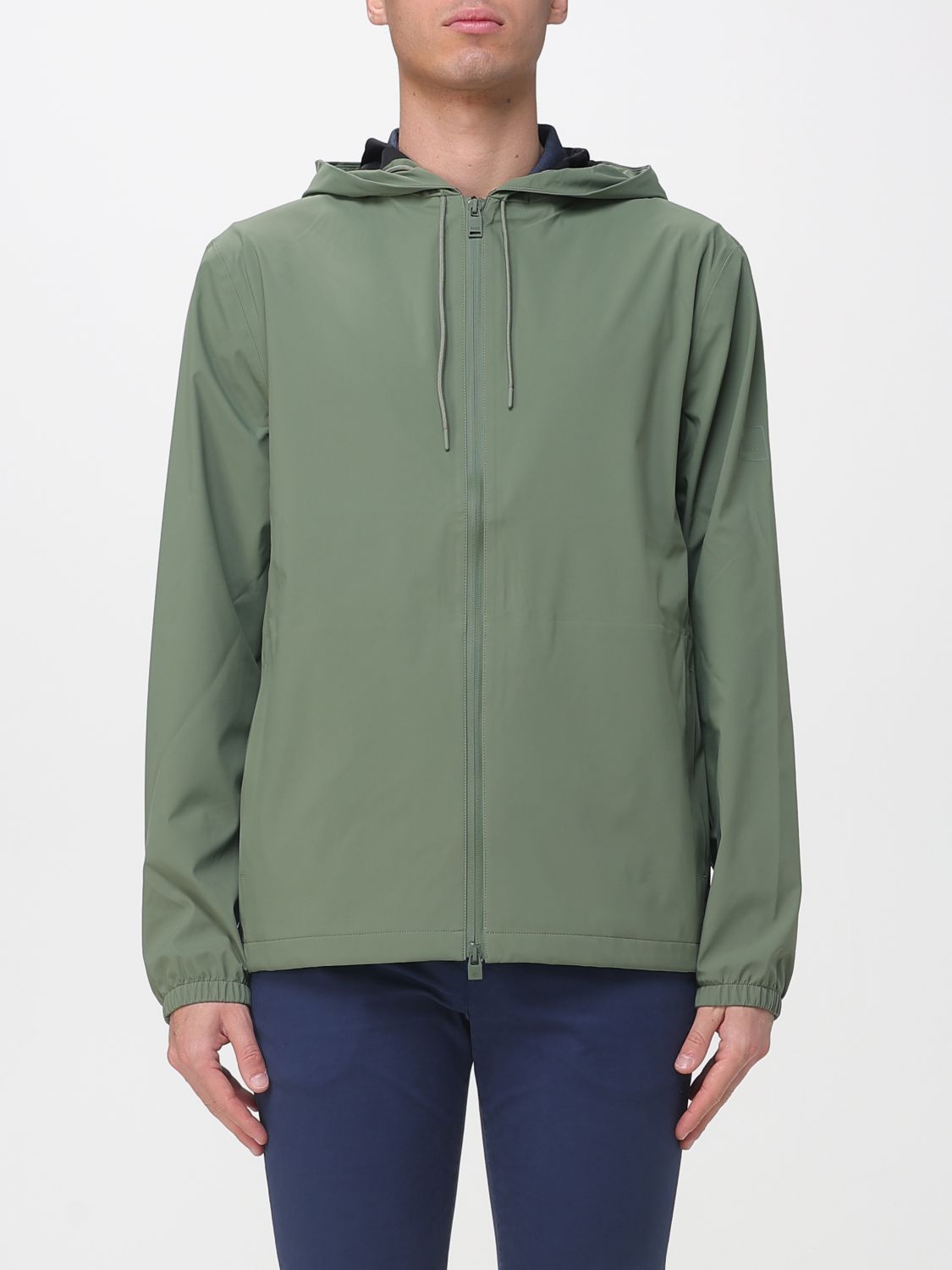 RAINS Suva Jacke aus technischem Gewebe mit Kapuze