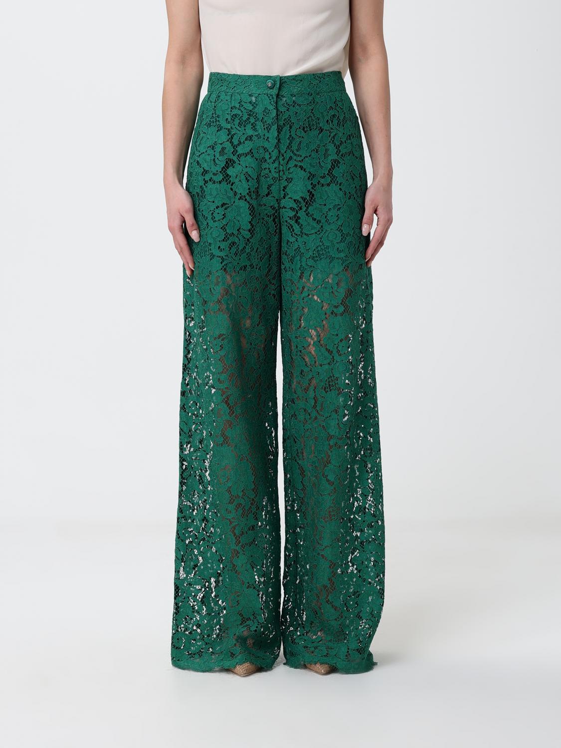 DOLCE & GABBANA Pantaloni a gamba larga in pizzo