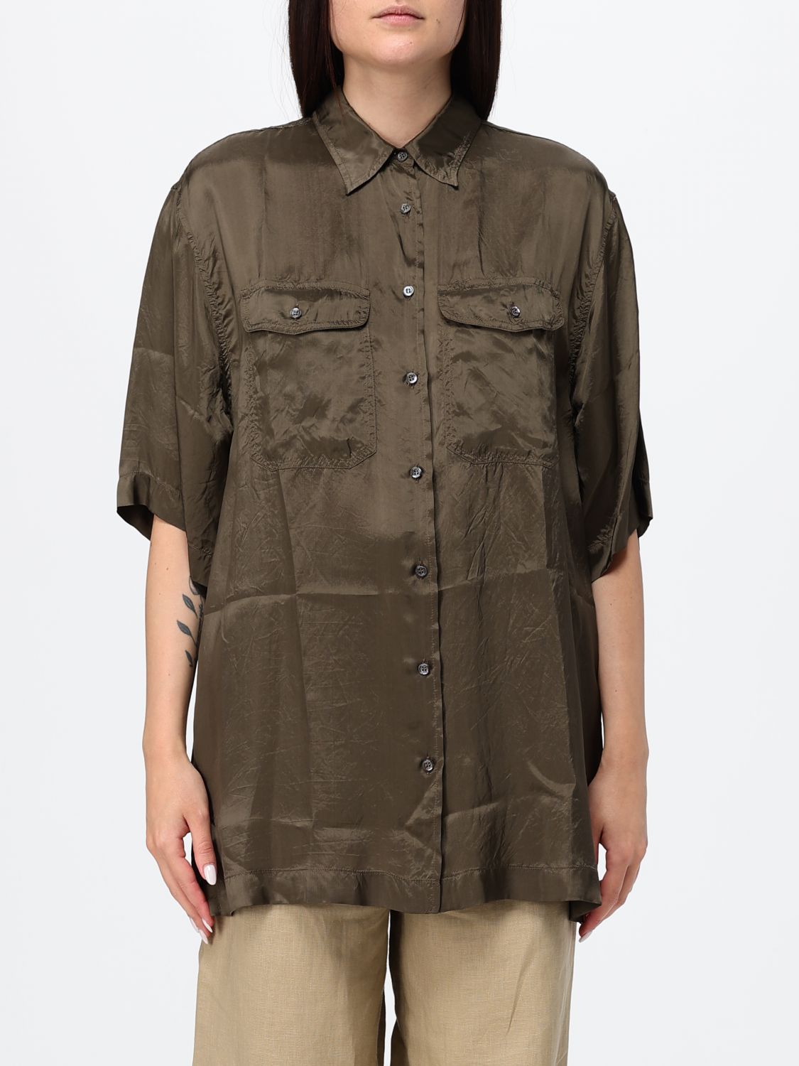 ASPESI Camicia casual in viscosa