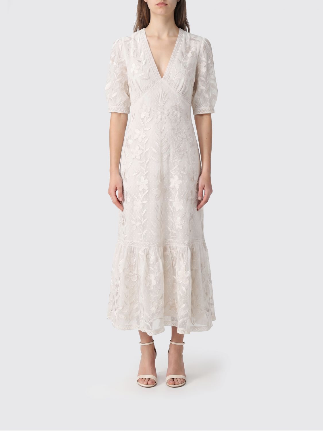 ANTIK BATIK Dress Woman color Cream