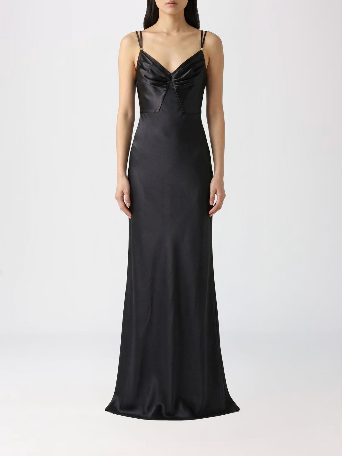 ELISABETTA FRANCHI Satin-Kleid