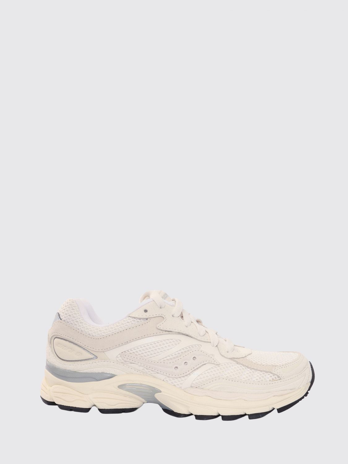 Saucony Progrid Omni 9 Premium Mesh And Suede Sneakers In Multi