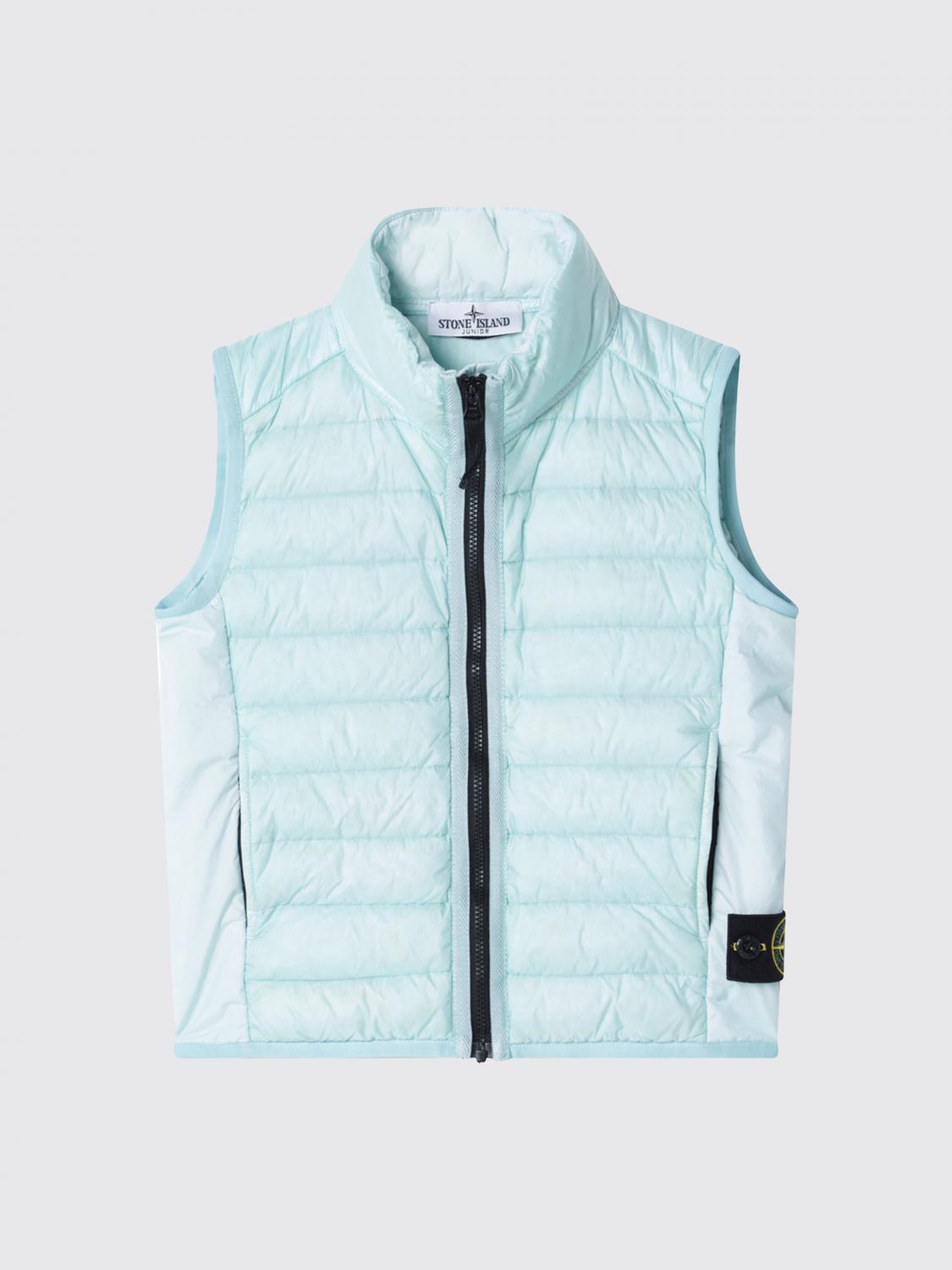 STONE ISLAND JUNIOR Gesteppte Nylon-Weste