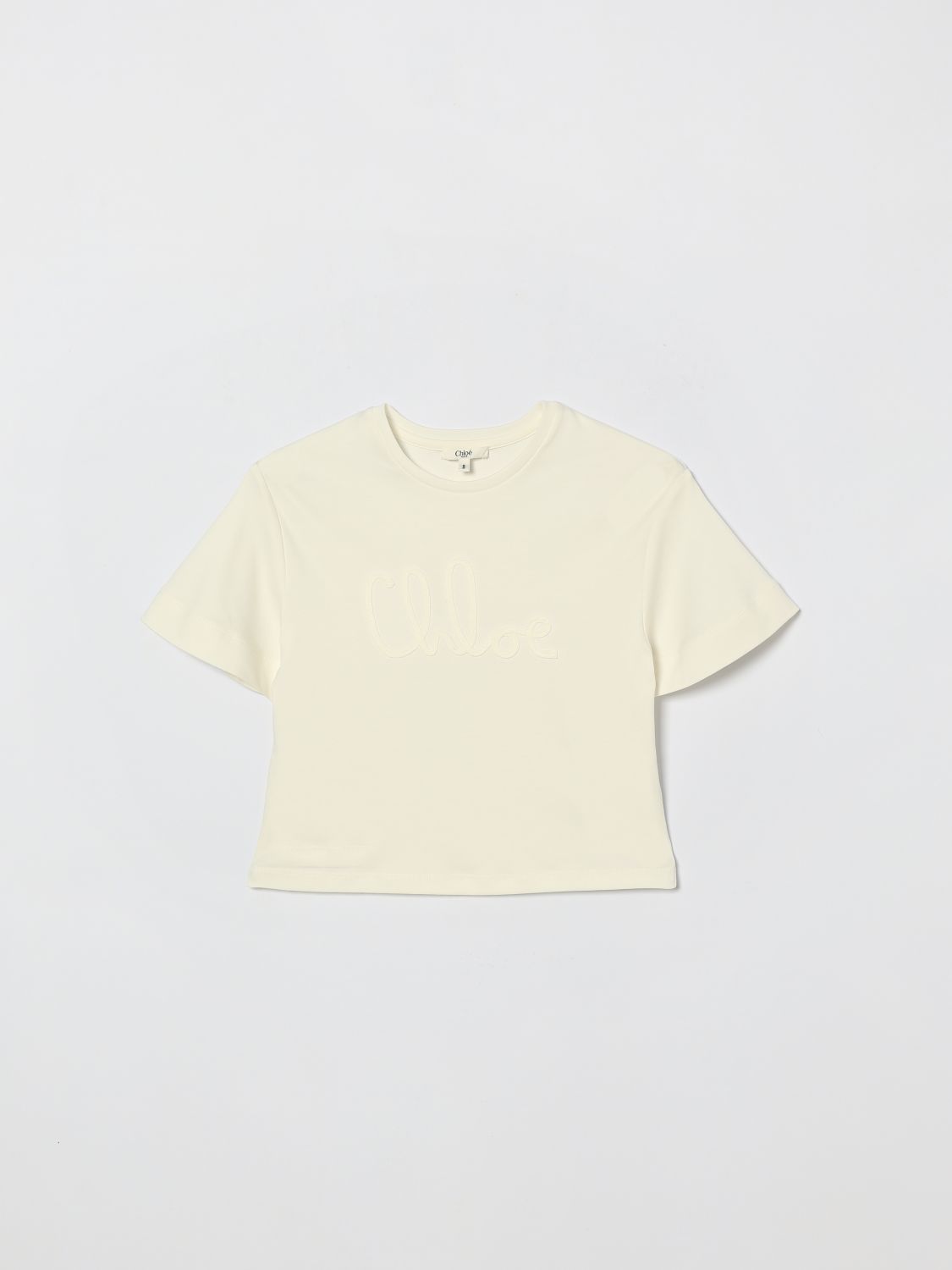 CHLOÉ Baumwoll-T-Shirt mit Logo