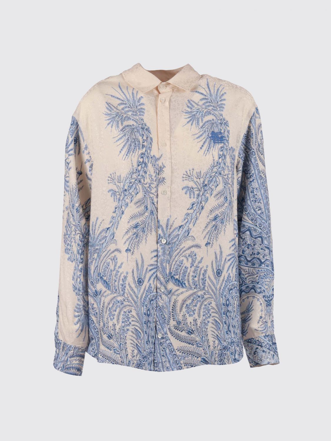ETRO Baumwollhemd mit Paisley-Print