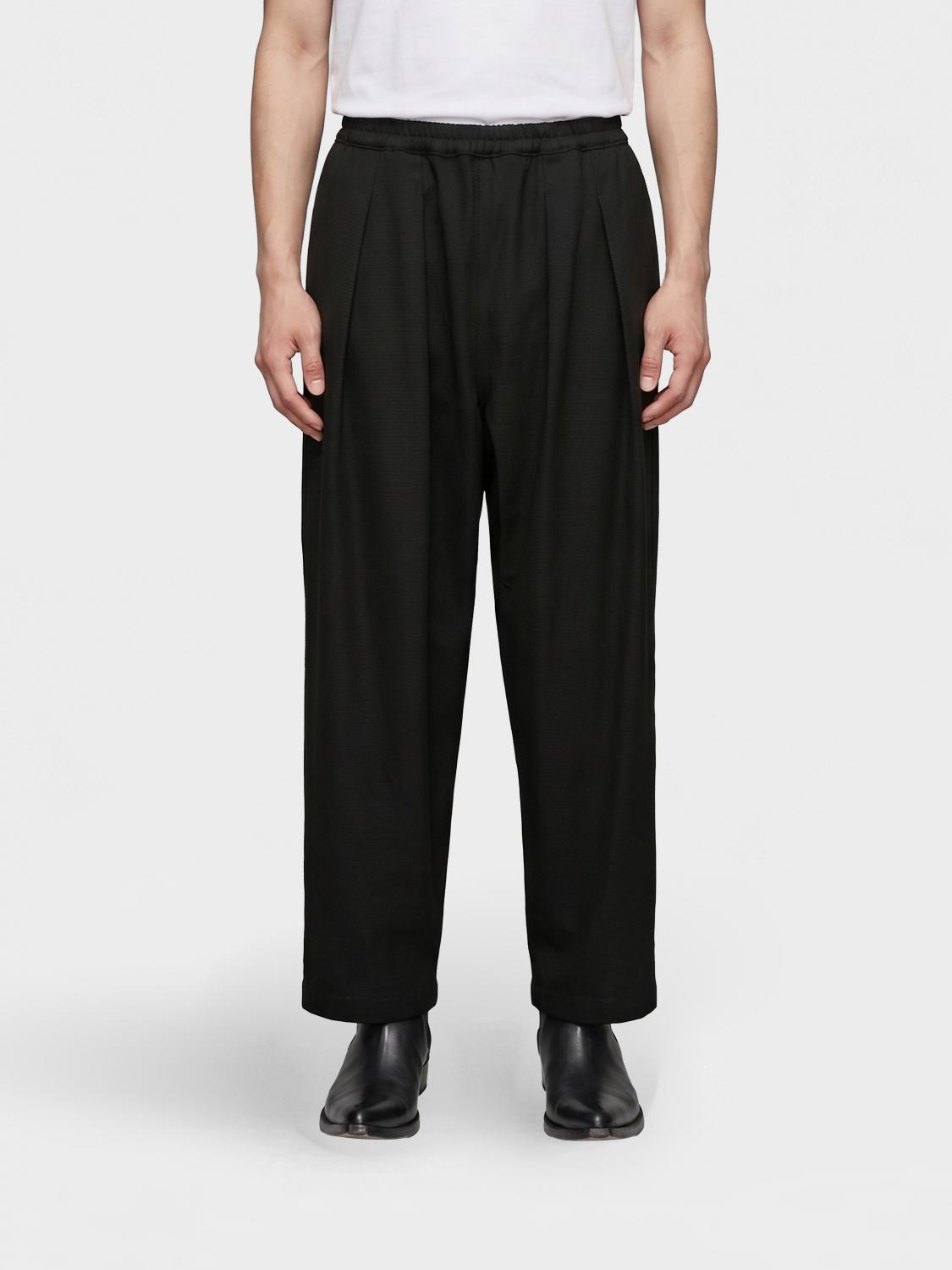 MAISON MARGIELA Cotton Blend Wide Leg Trousers MAISON