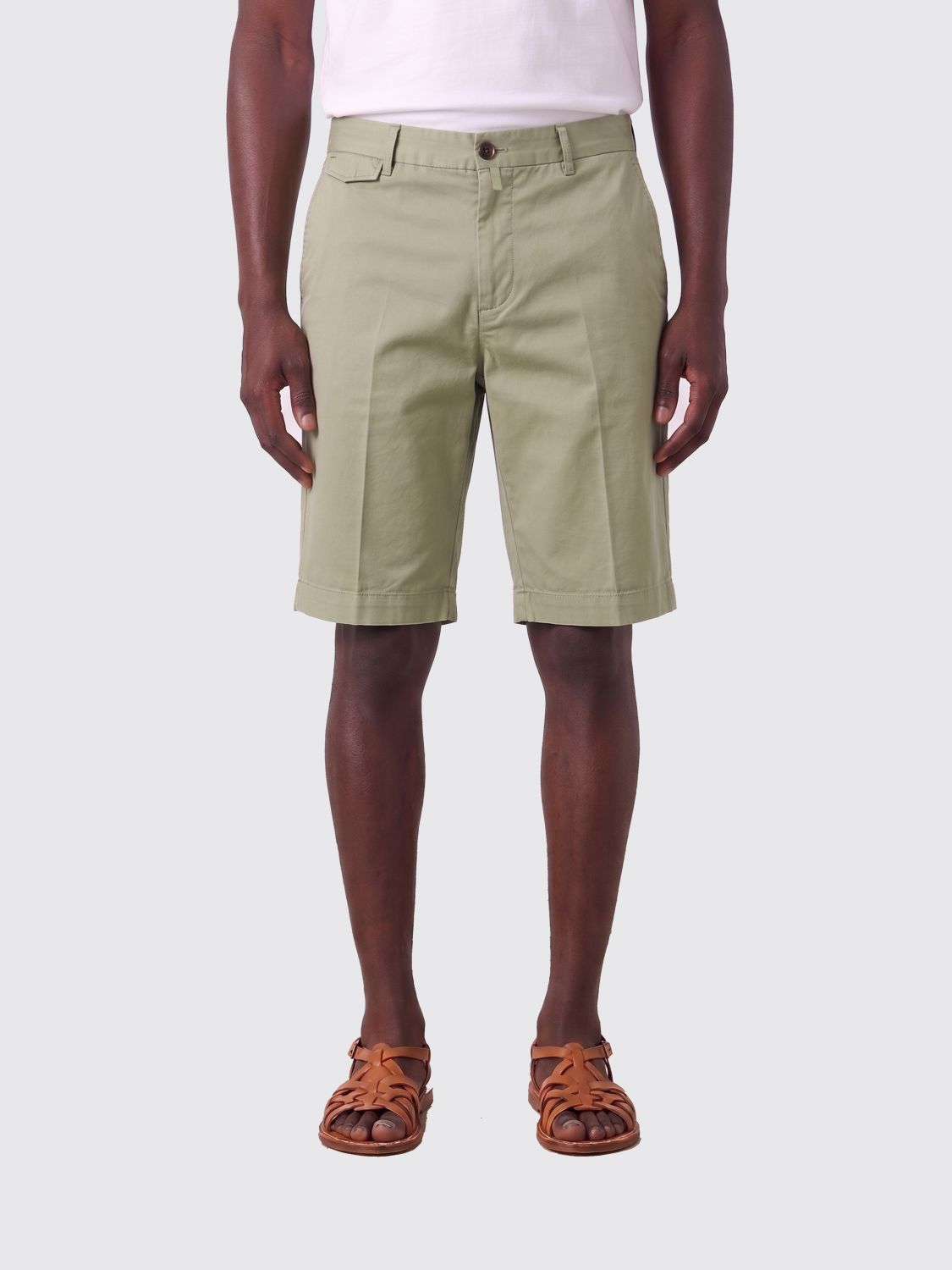 Pt Torino Stretch Cotton Chino Trousers