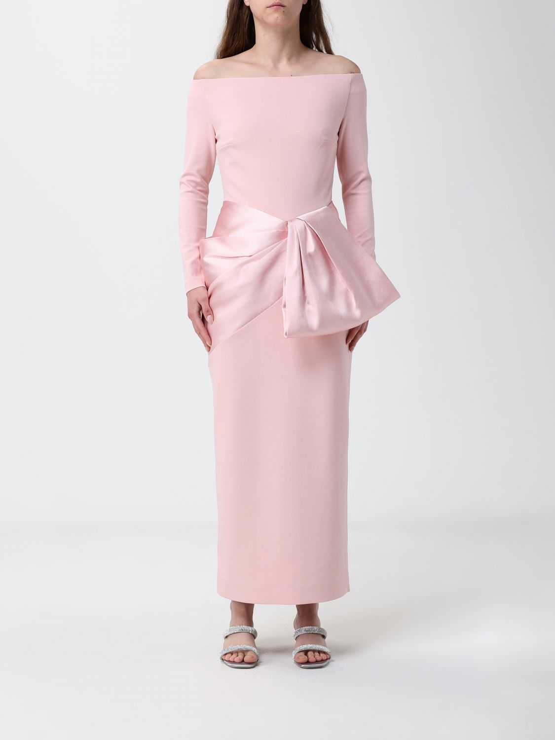 Solace London Crêpe Midi Dress