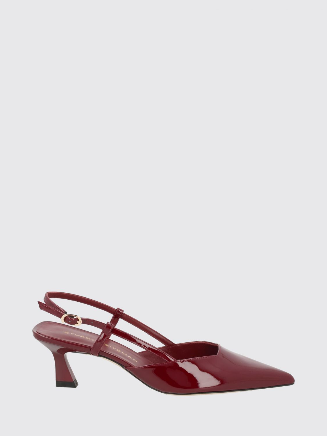 STUART WEITZMAN Vinnie Lackleder-Slingback