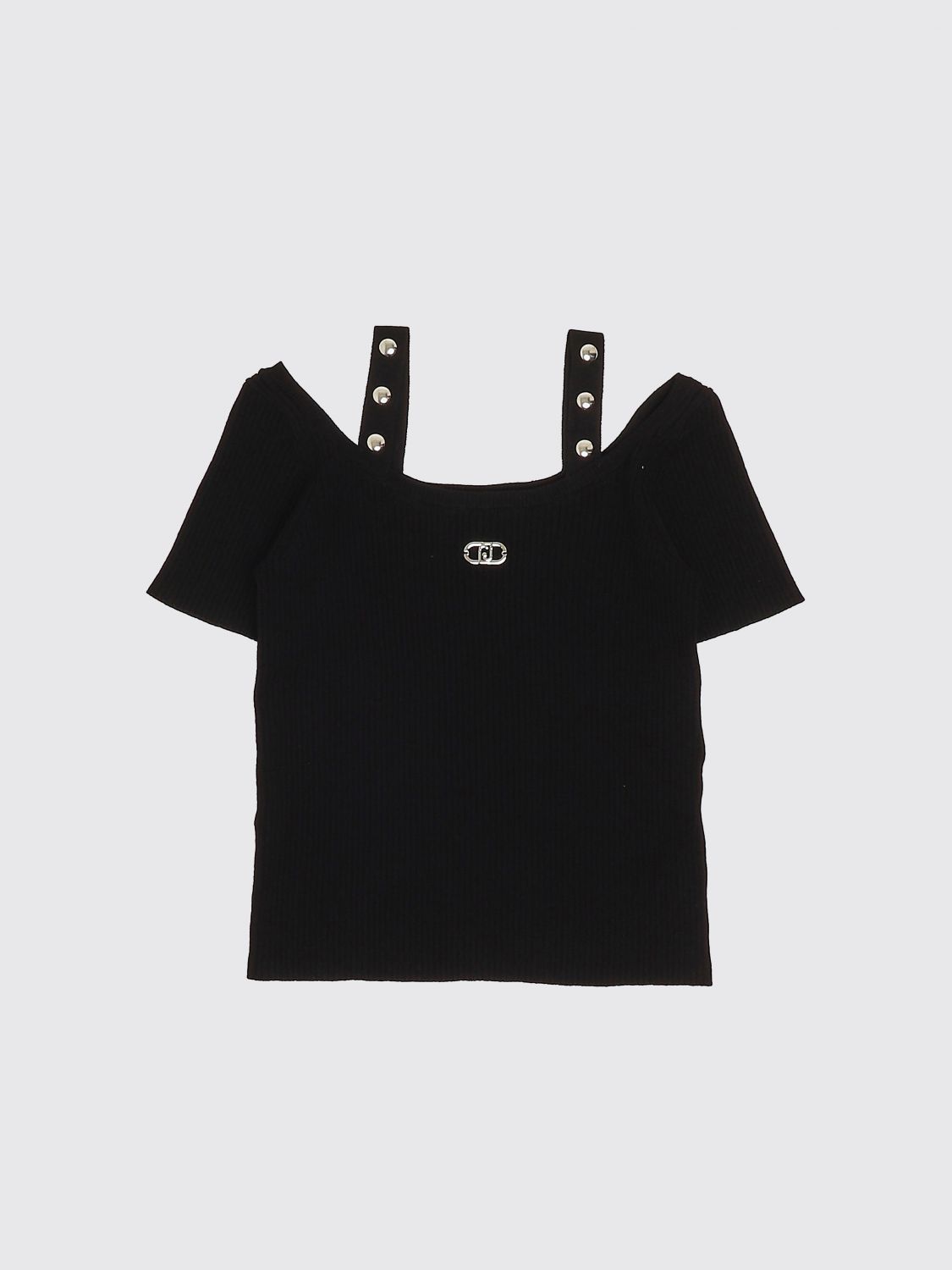 LIU JO Top in viscosa con logo
