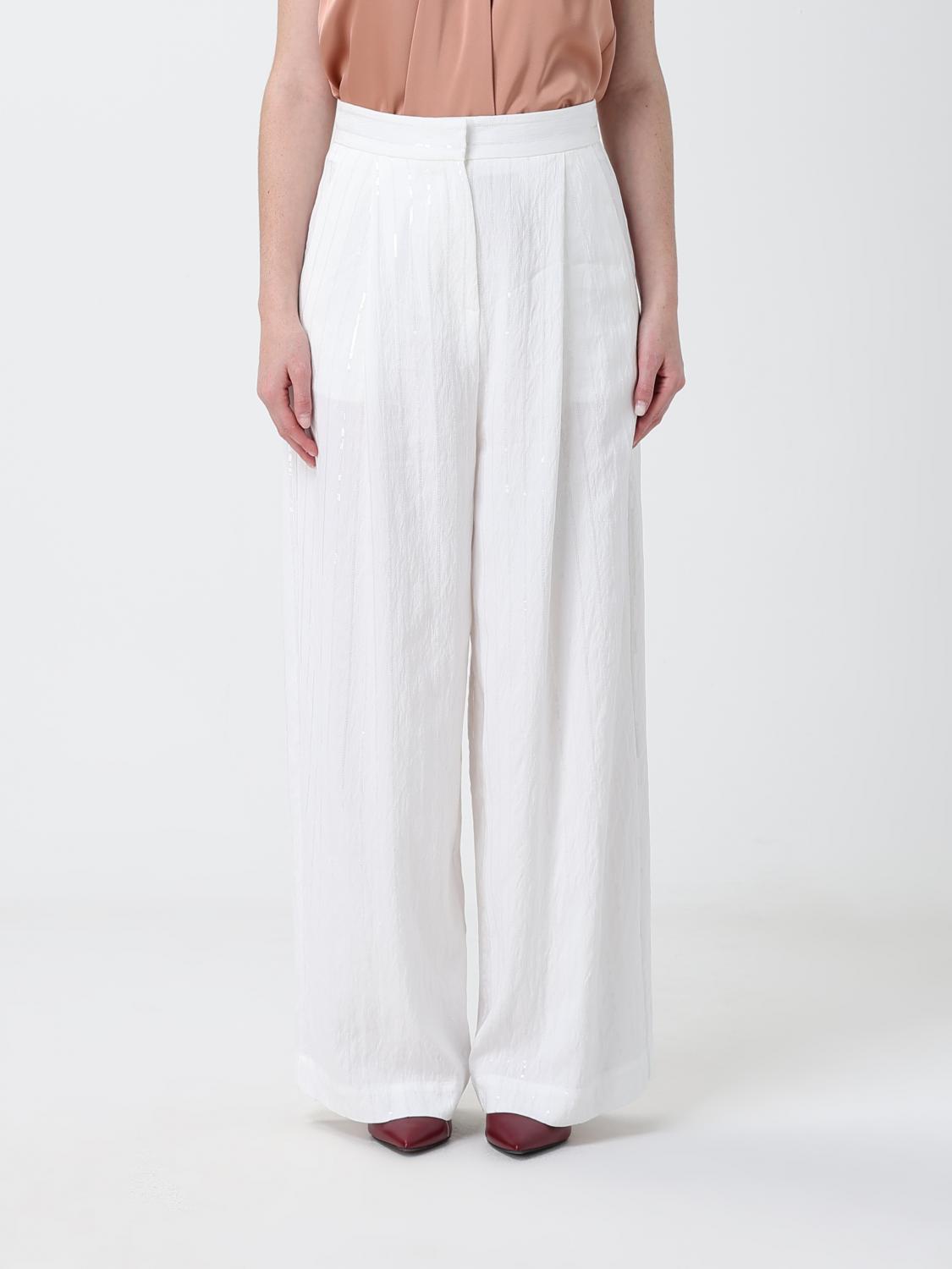 MEIMEIJ Pants Woman color White