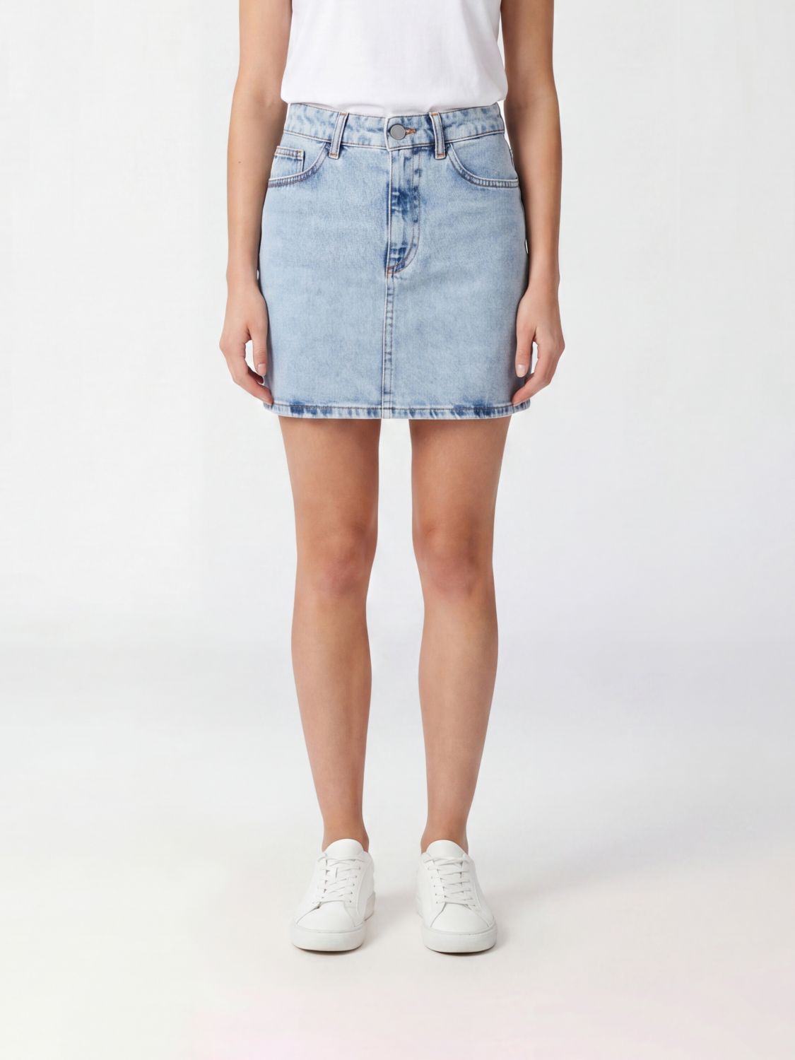 DONDUP Skirt Woman color Blue