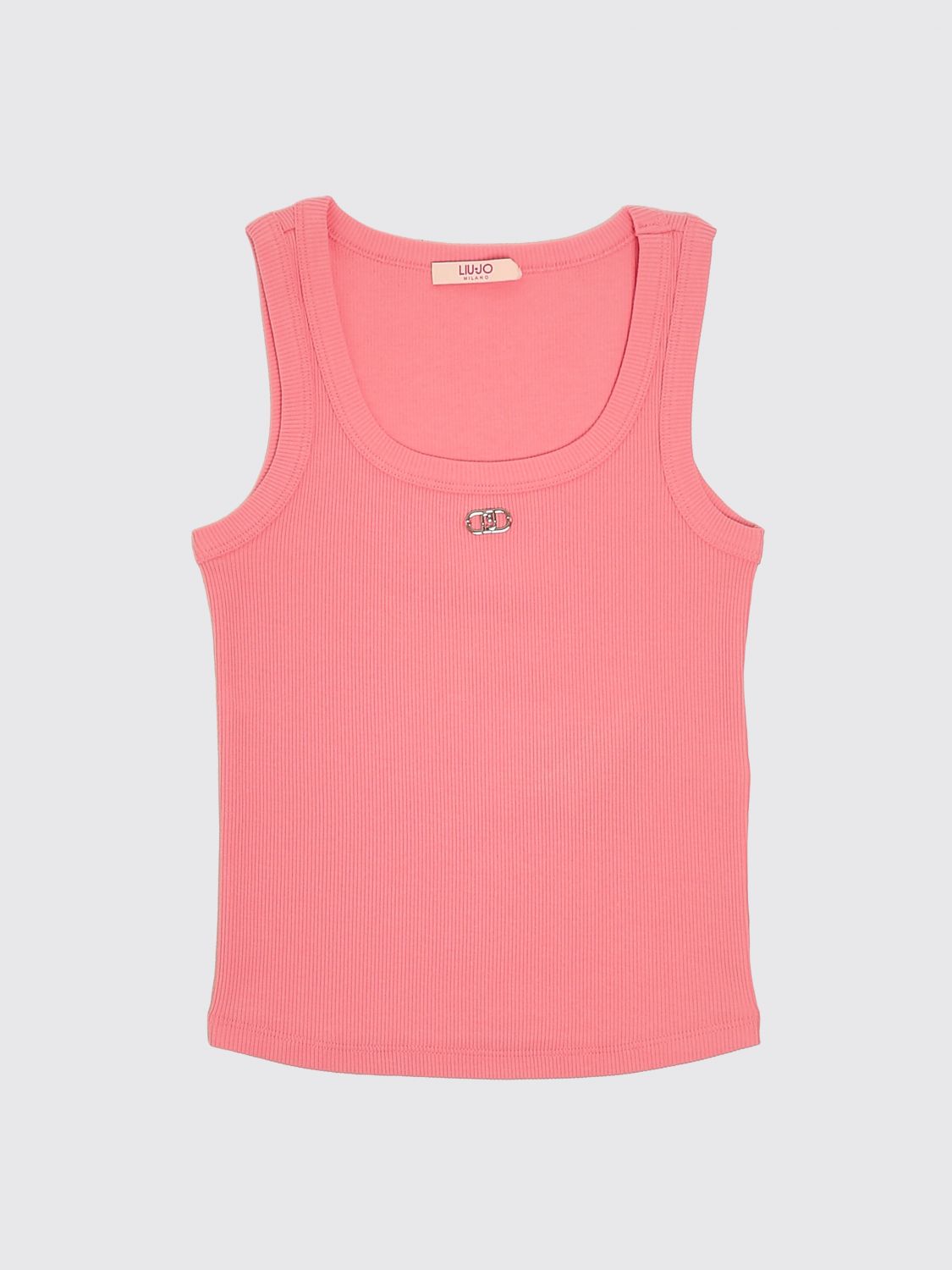 LIU JO Top in cotone con logo