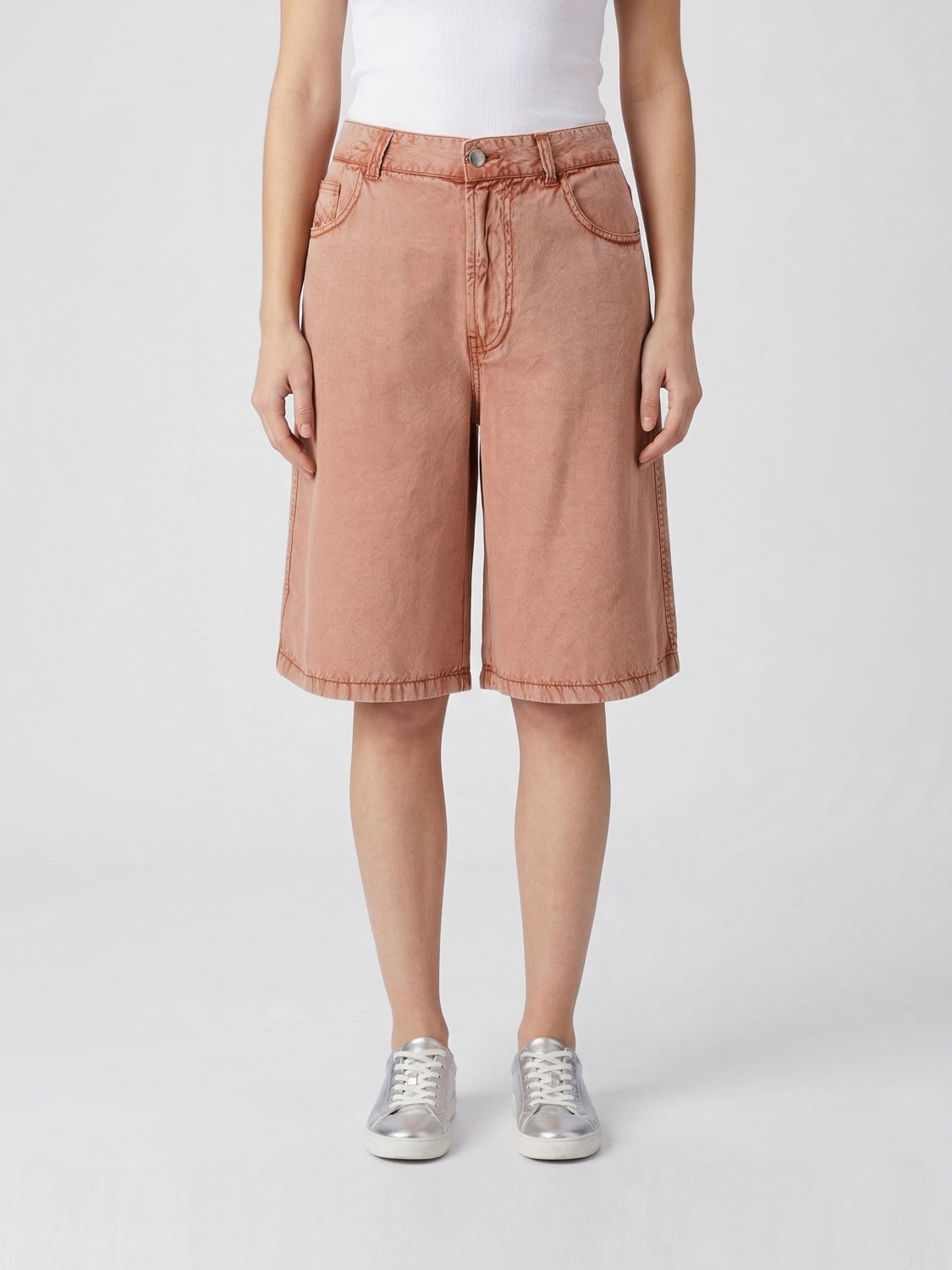 DIESEL 5-Pocket-Jeansshorts mit Washed-Effekt
