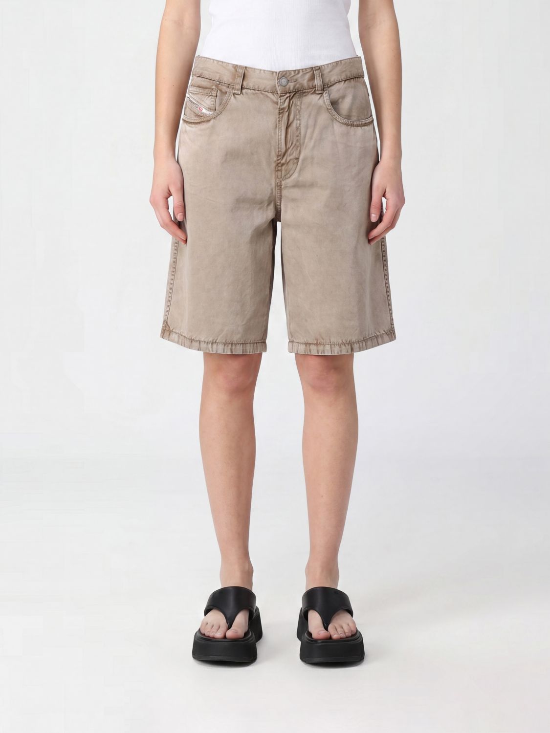 DIESEL Shorts Woman color Natural