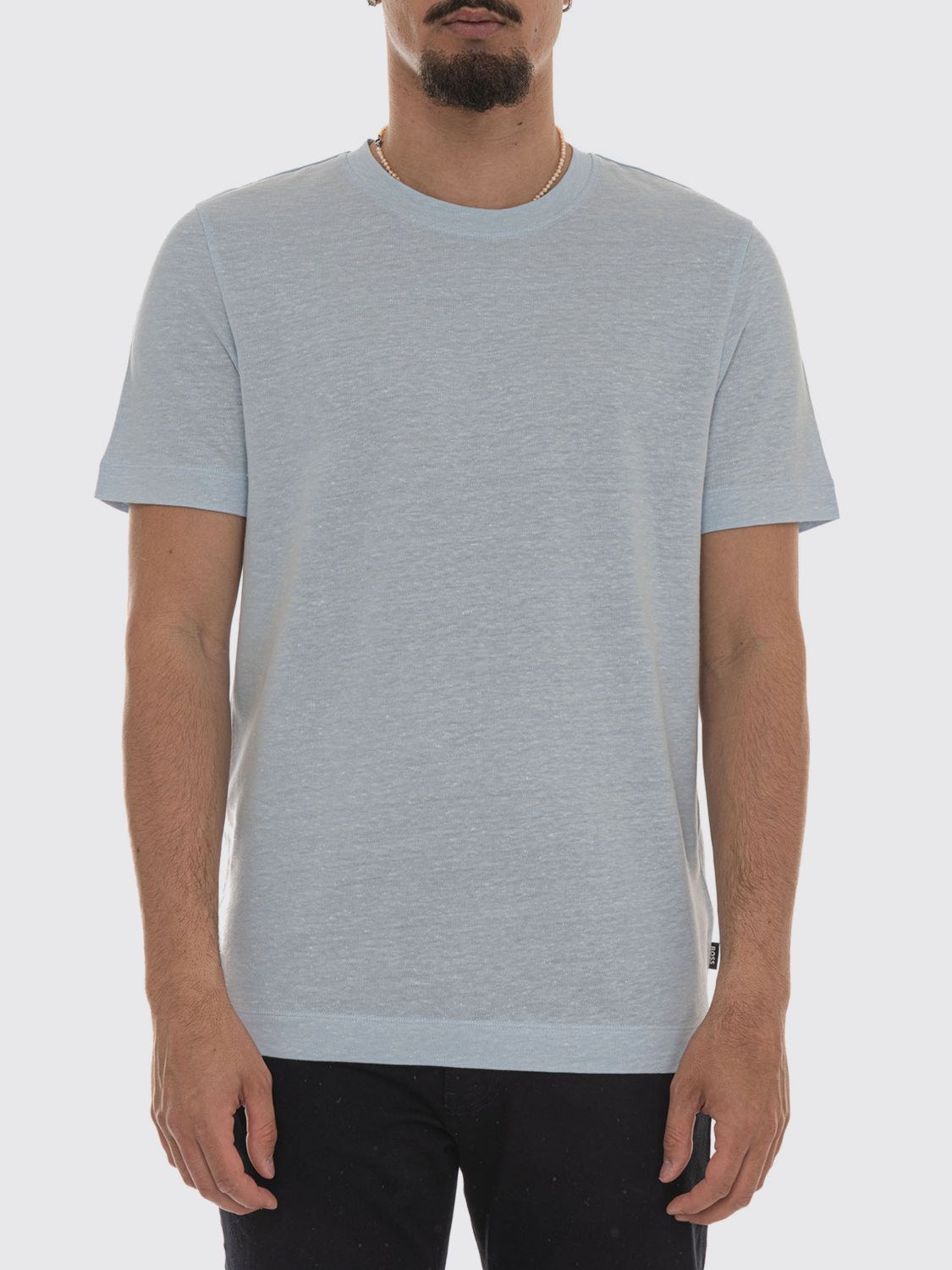 BOSS T-Shirt Uomo colore Celeste
