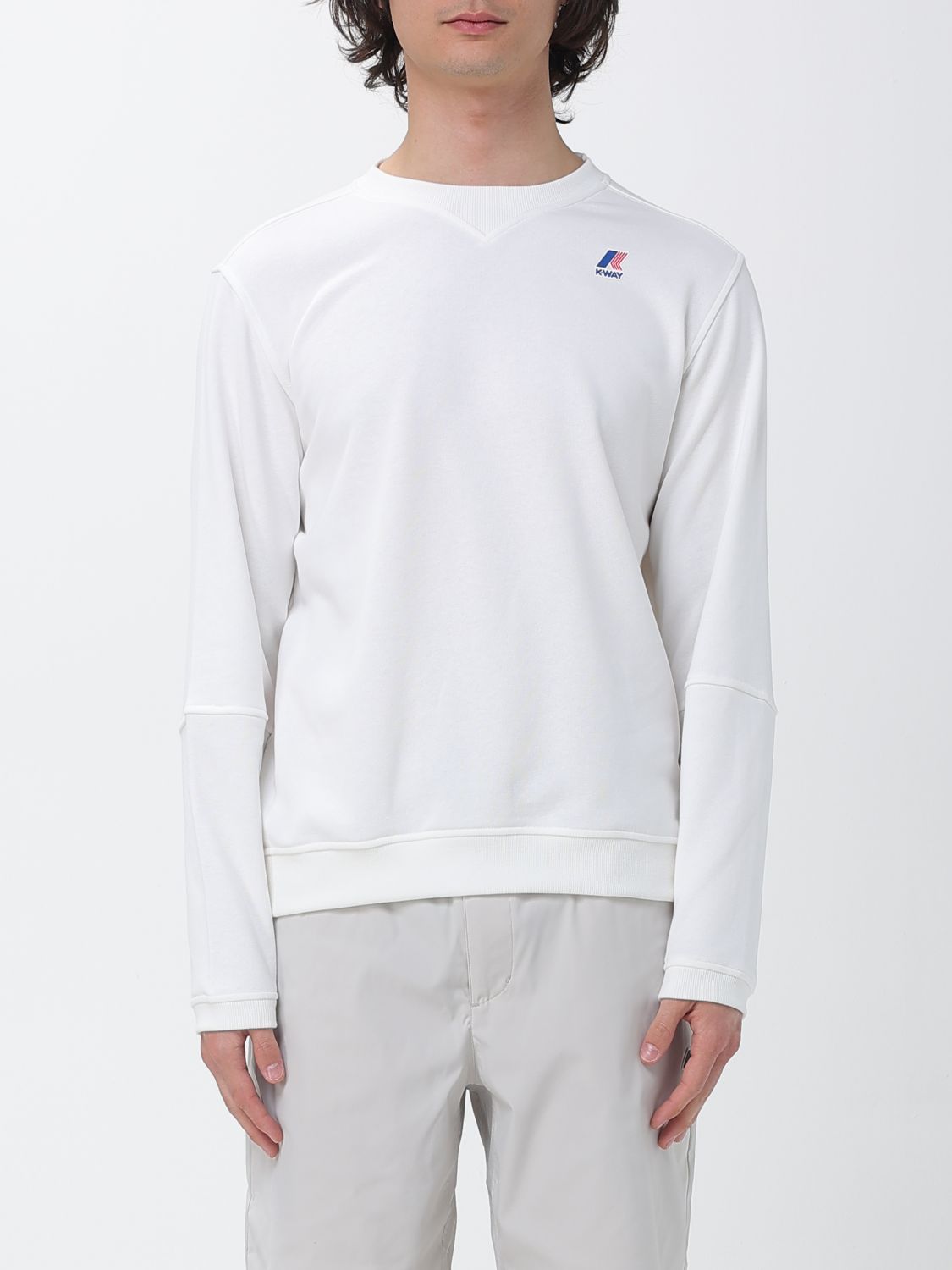 K-Way Cotton Blend Crewneck Sweatshirt