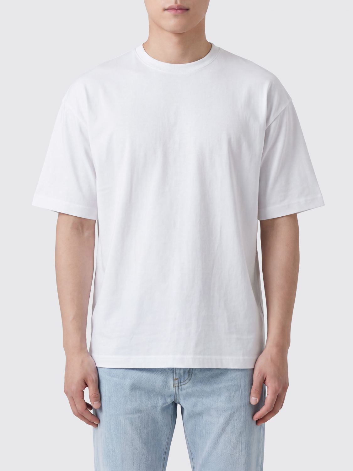 COMME DES GARÇONS SHIRT Cotton T-Shirt with Logo　COMME DES GARÇONS SHIRT ロゴ入りコットンTシャツ COMME