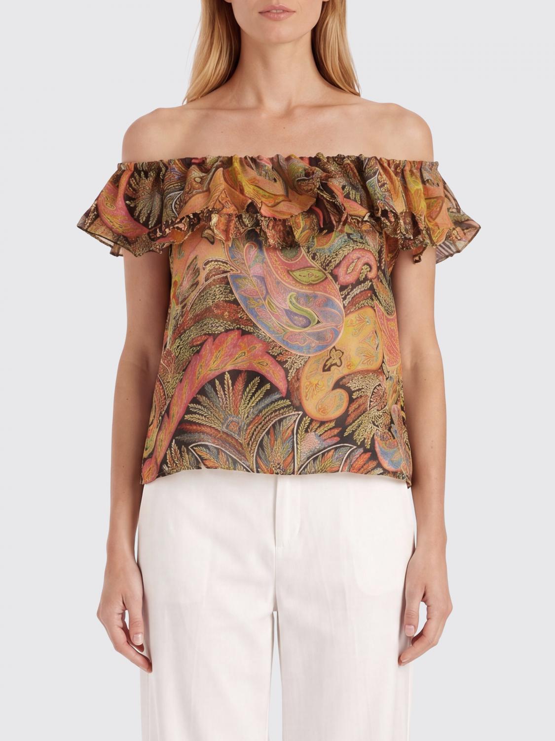 ETRO T-Shirt Woman color Multicolor