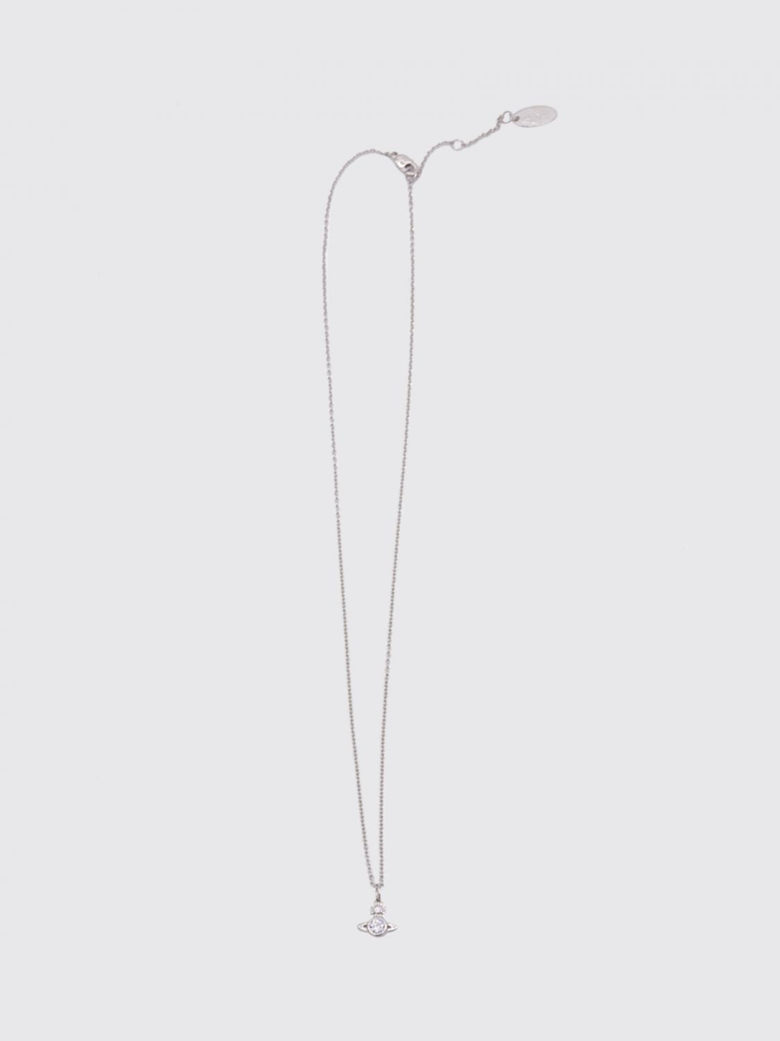 VIVIENNE WESTWOOD Necklace in Brass with Set Rhinestone