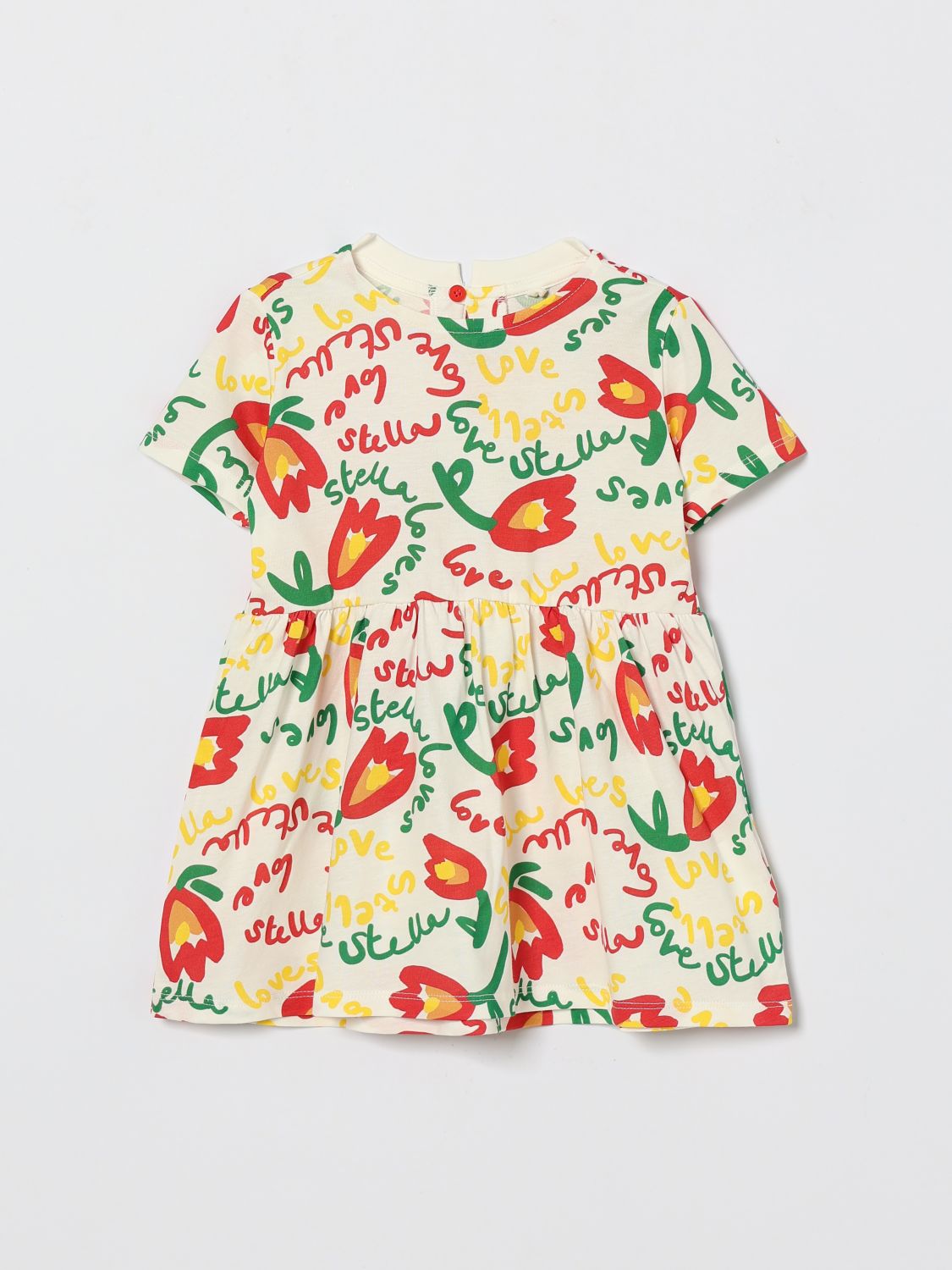STELLA MCCARTNEY KIDS Baumwollkleid mit Print