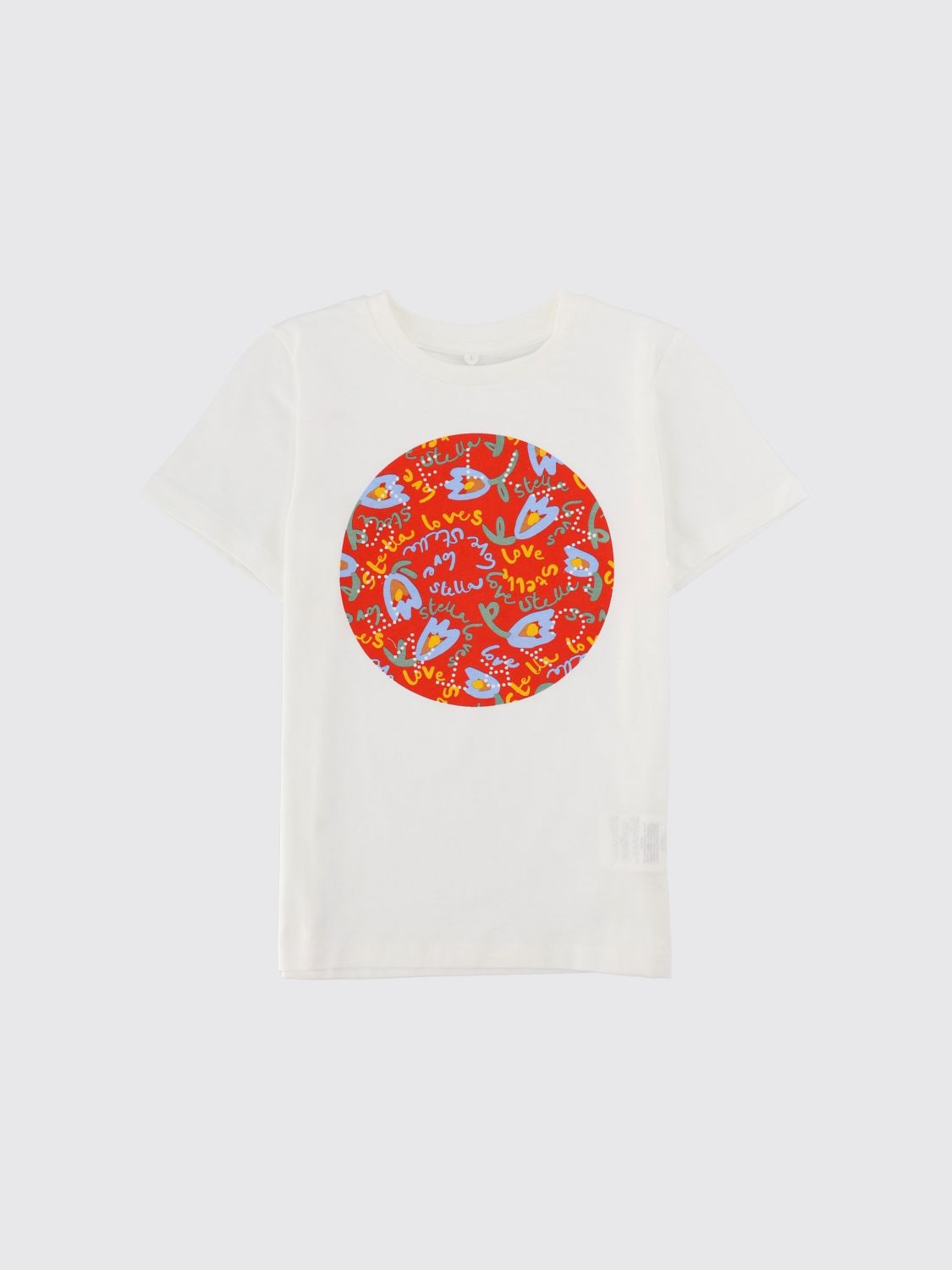 STELLA MCCARTNEY KIDS T-shirt girocollo in cotone