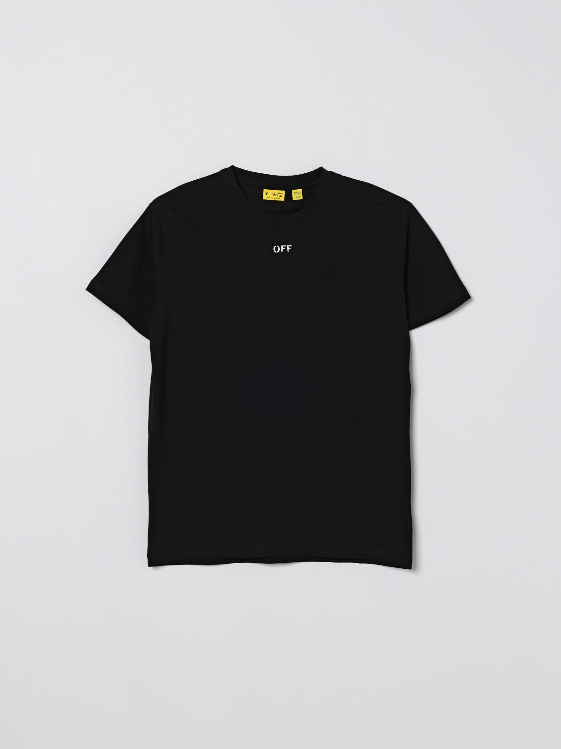 Off-White Kids Baumwoll-T-Shirt mit Arrow-Logo