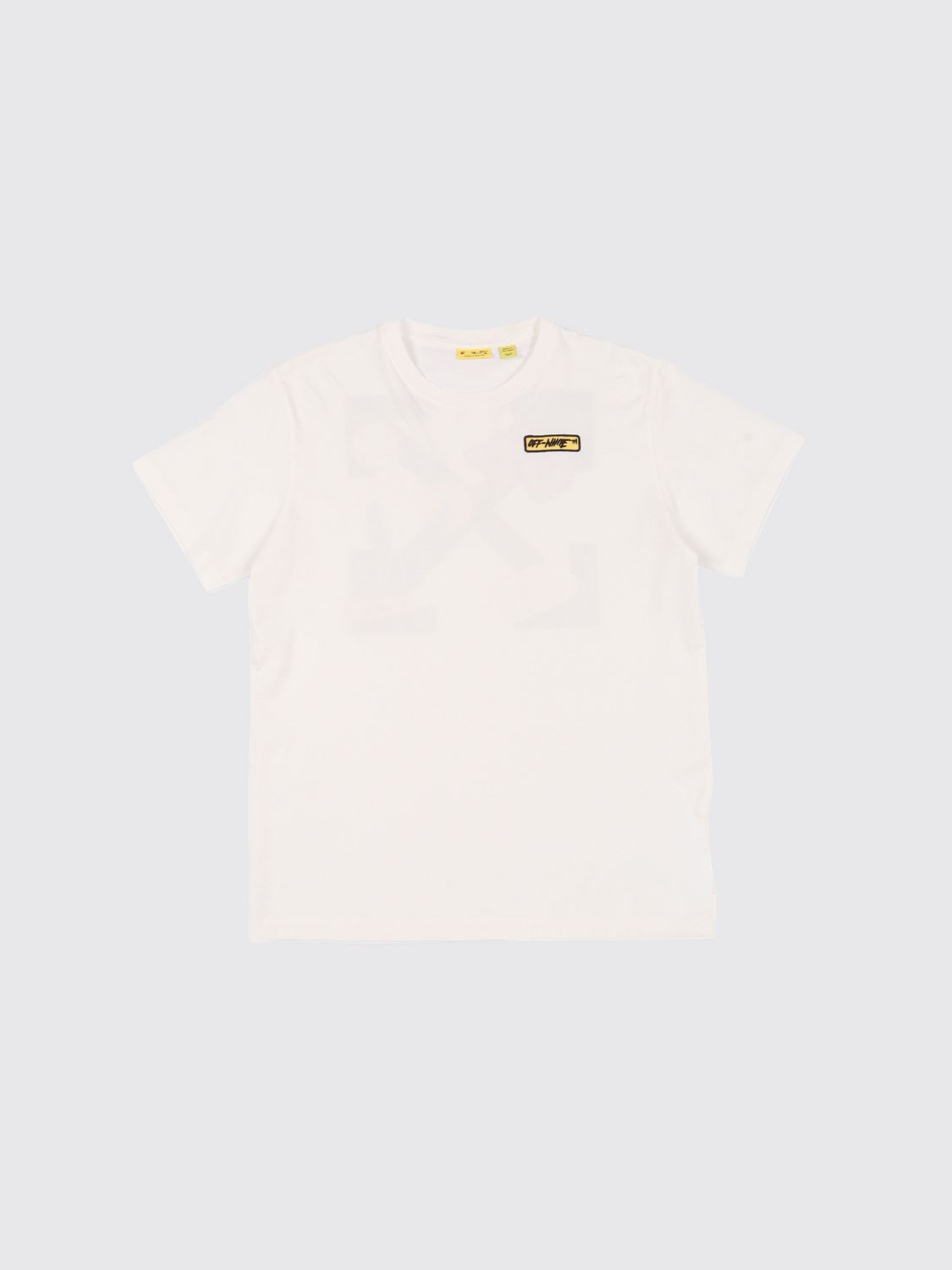 Off-White Kids Baumwoll-T-Shirt mit Arrow-Logo