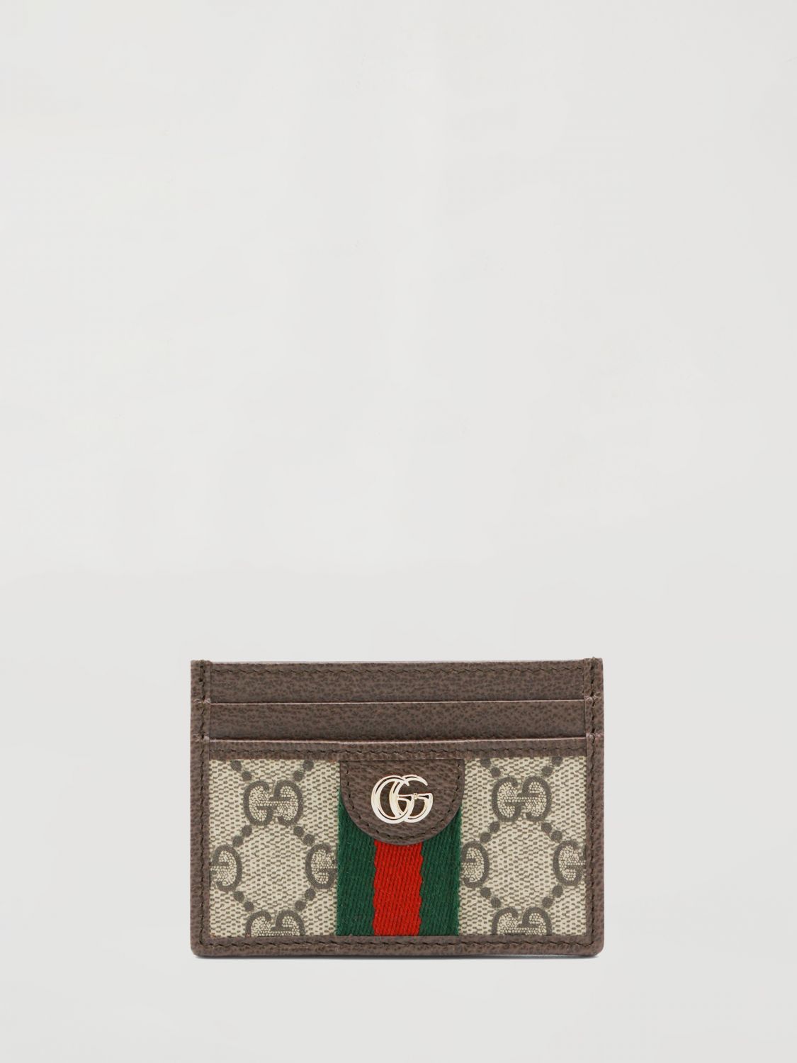 GUCCI Portacarte di credito Ophidia in tessuto GG Supreme