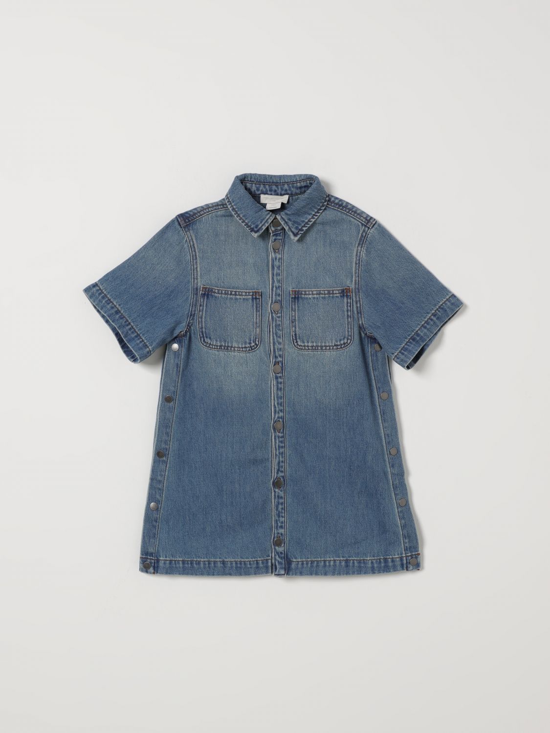 STELLA MCCARTNEY KIDS Denim Shirt Dress　STELLA MCCARTNEY KIDS デニムシャツワンピース STELLA