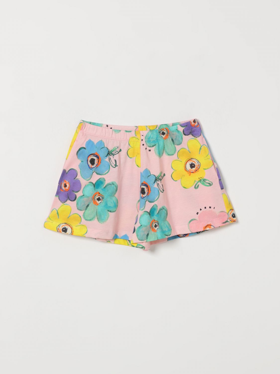 MARNI Cotton Shorts with Floral Print　MARNI フラワープリント コットンショーツ MARNI