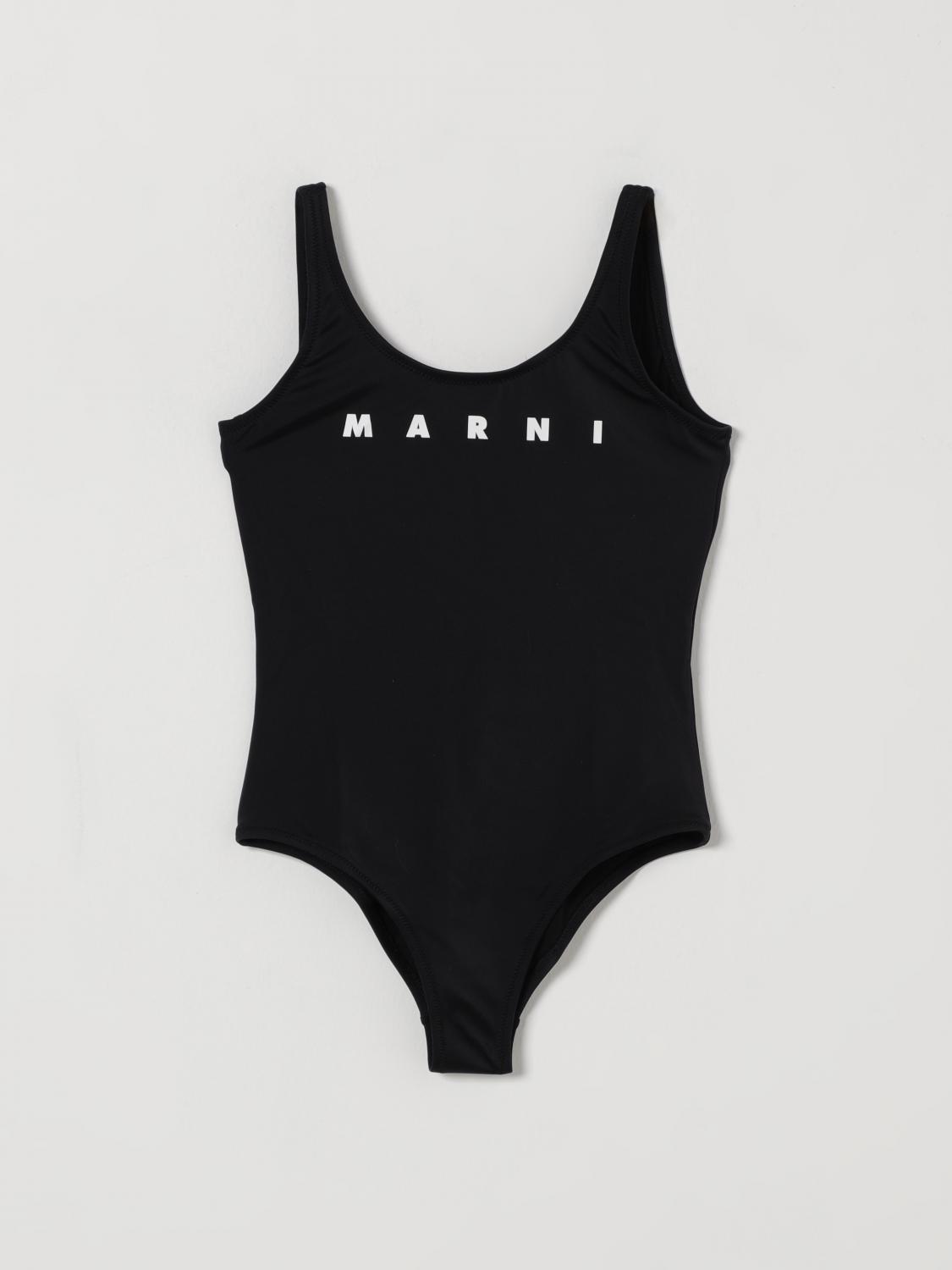 MARNI Stretch Polyamide One Piece Swimsuit with Logo　MARNI ロゴ入りストレッチ ポリアミド ワンピース水着 MARNI