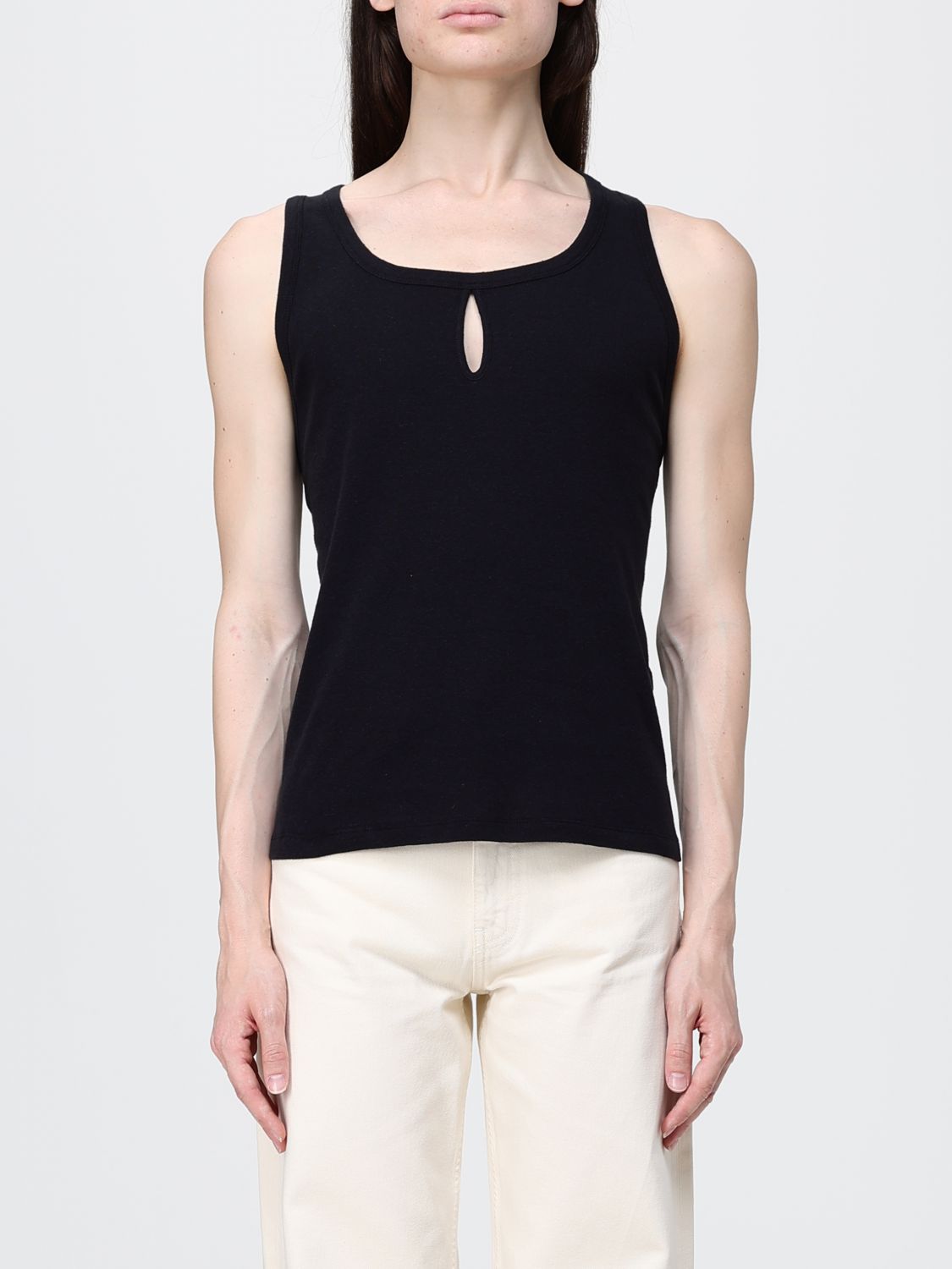 VICTORIA VICTORIA BECKHAM Top basic in cotone