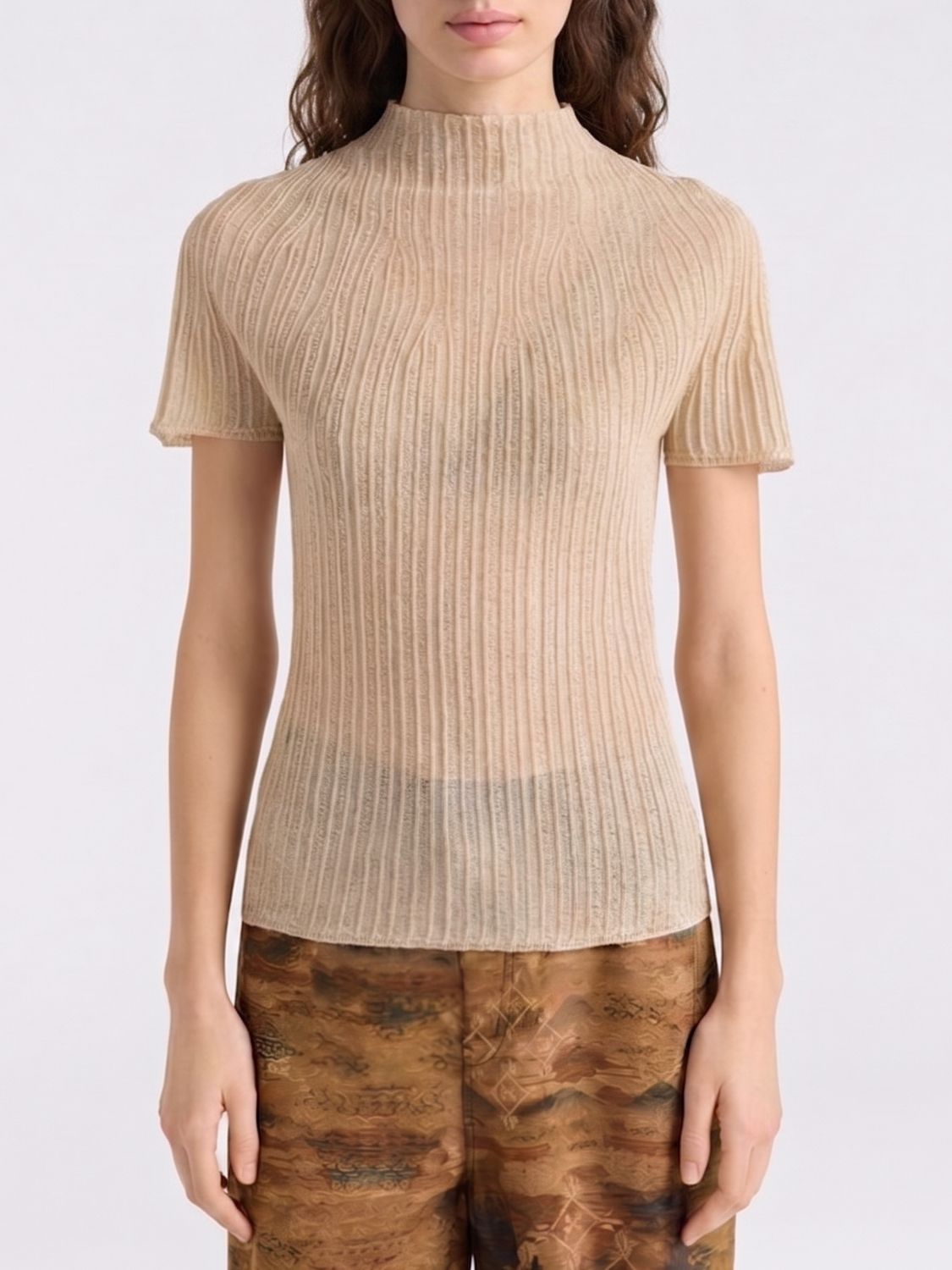 Momonì Lurex Viscose Blend Sweater