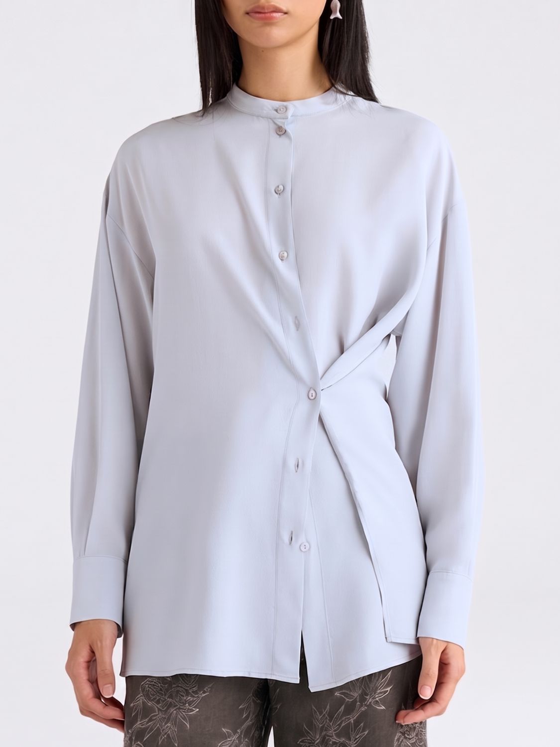 MOMONÌ Seidenmischbluse