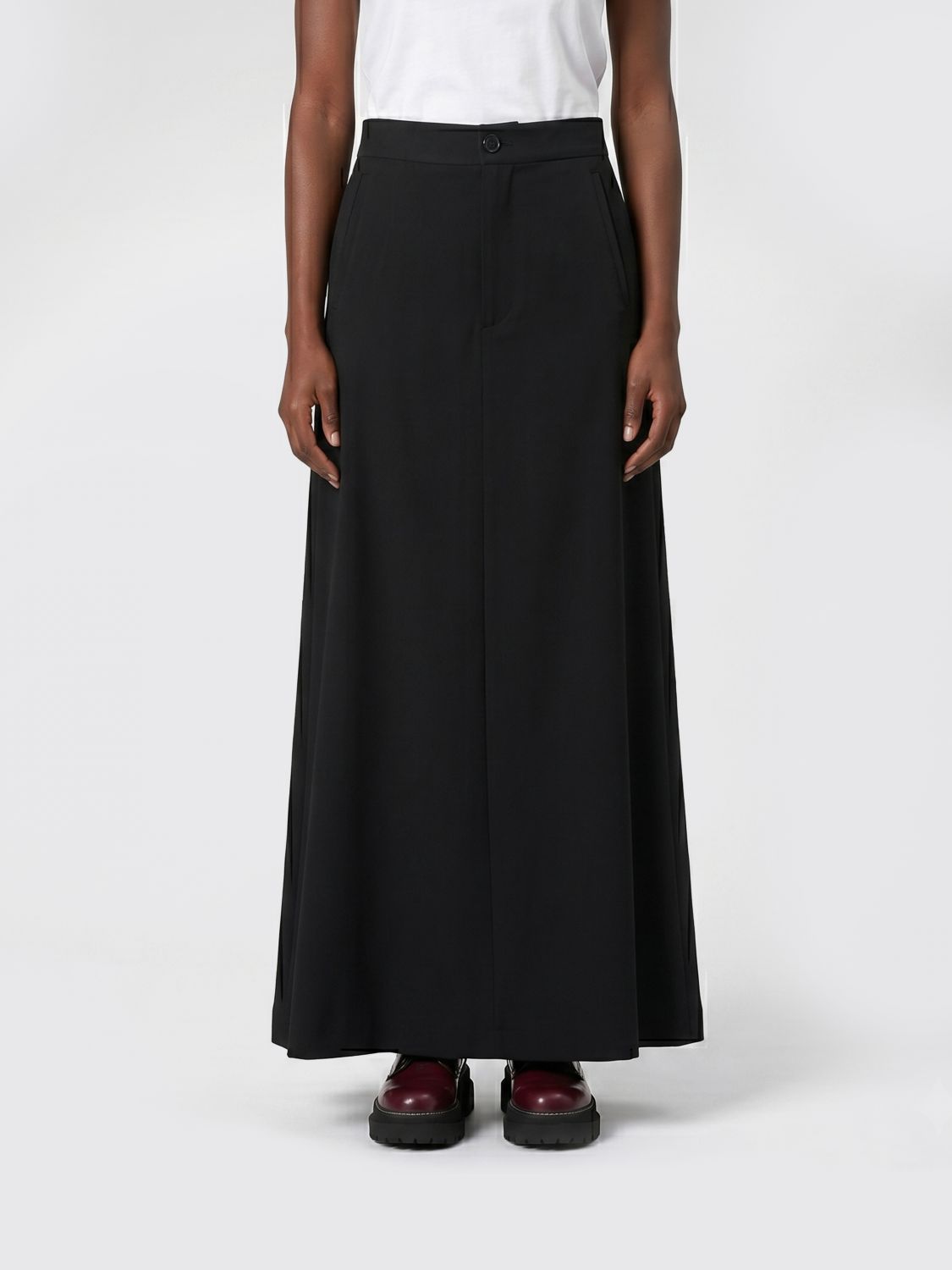 YOHJI YAMAMOTO Skirt Woman color Black