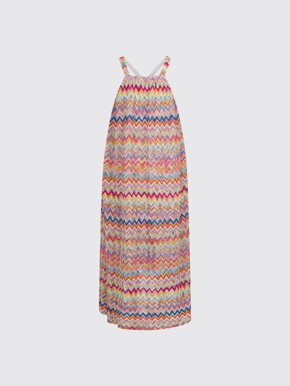 MISSONI Zickzack-Lurexkleid