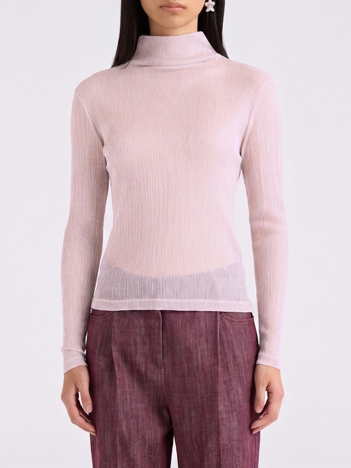 MOMONÌ Polyester-Rollkragentop