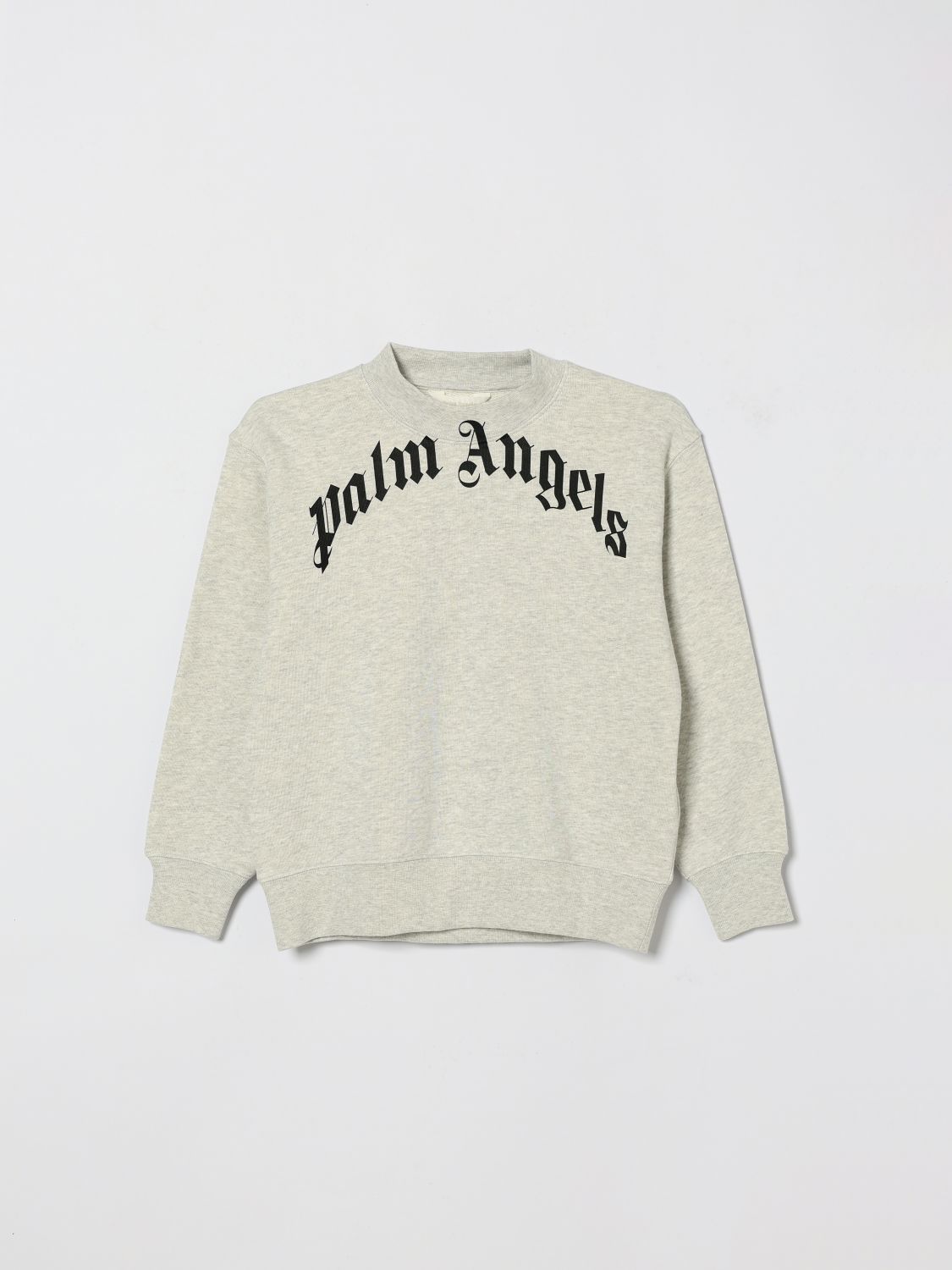 PALM ANGELS Baumwoll-Rundhals-Sweatshirt mit Logo