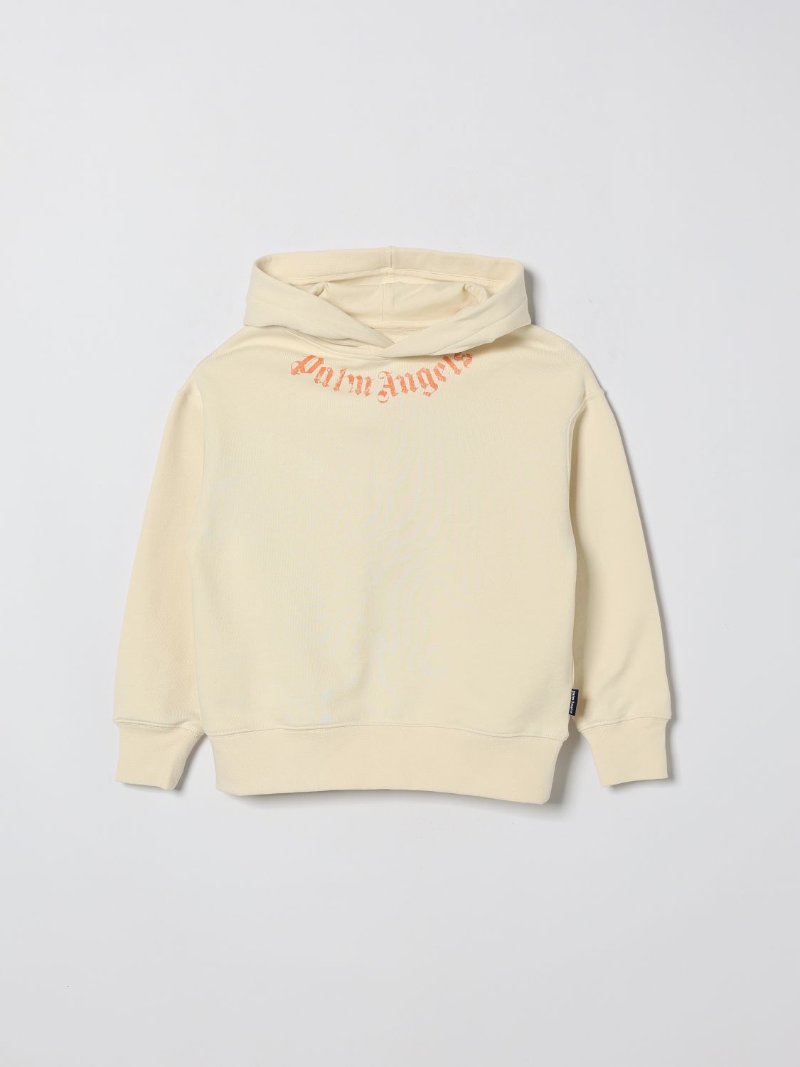PALM ANGELS Cotton Hoodie with Logo　PALM ANGELS ロゴ入りコットンパーカー PALM