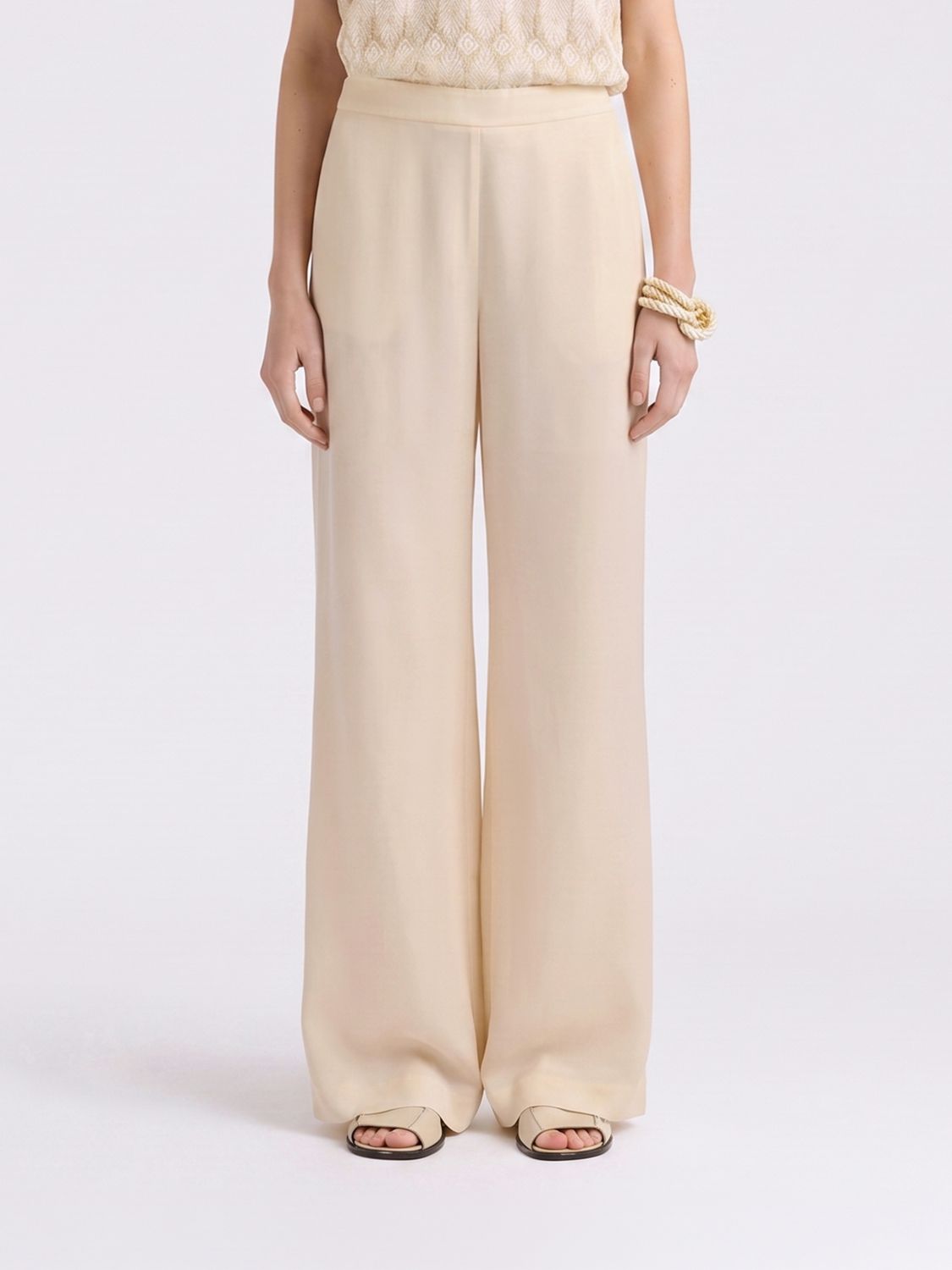 Momonì Viscose Palazzo Trousers