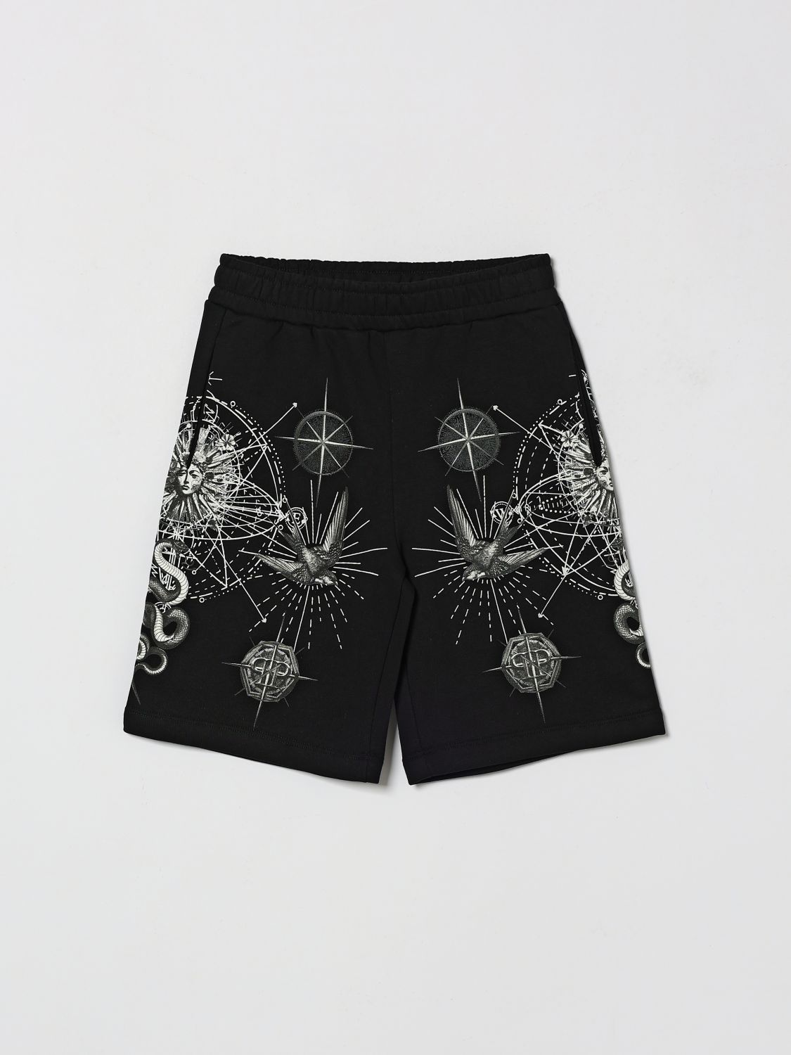 PHILIPP PLEIN Shorts Kids color Black