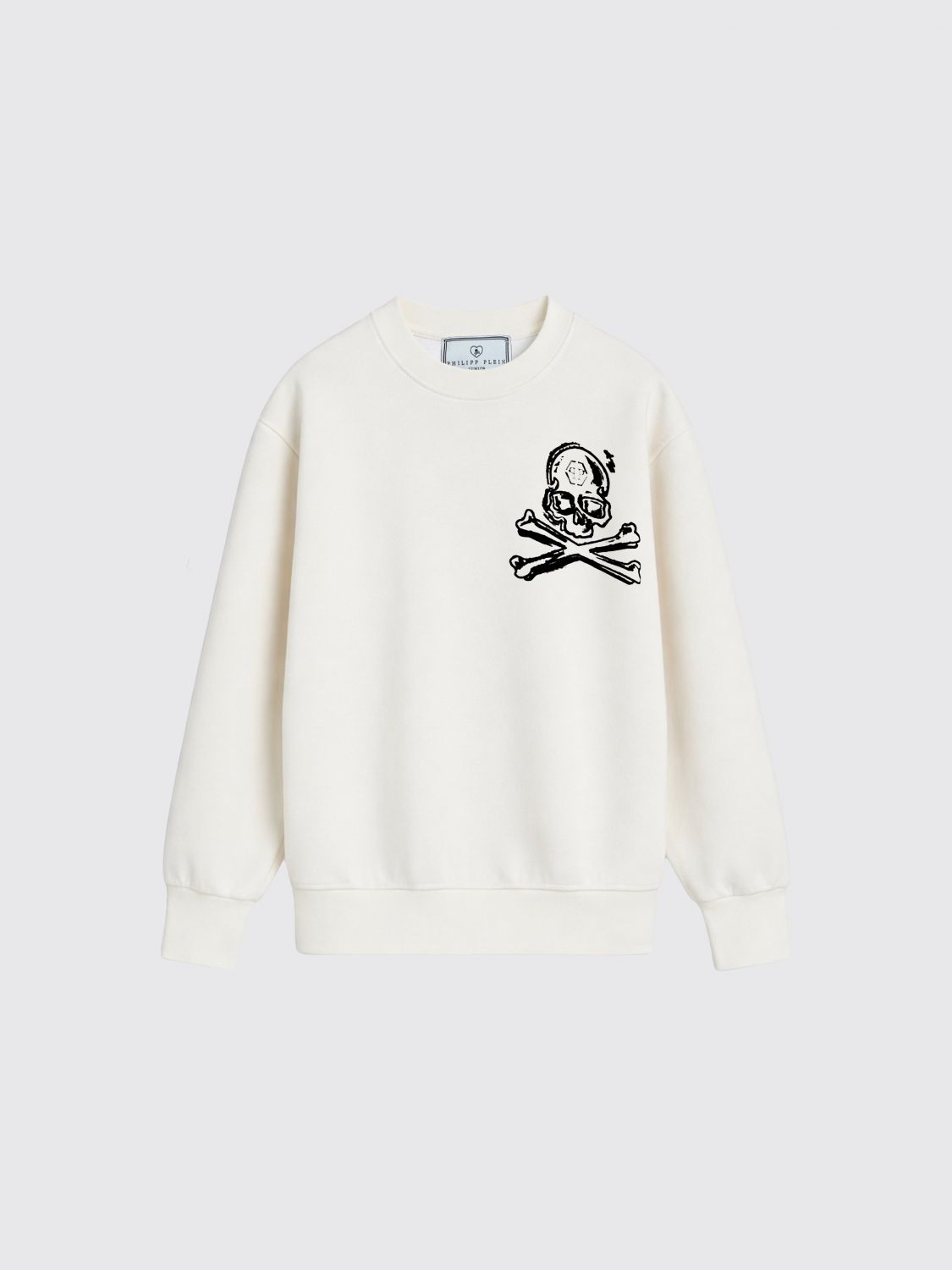 PHILIPP PLEIN Rundhals-Sweatshirt aus Baumwolle