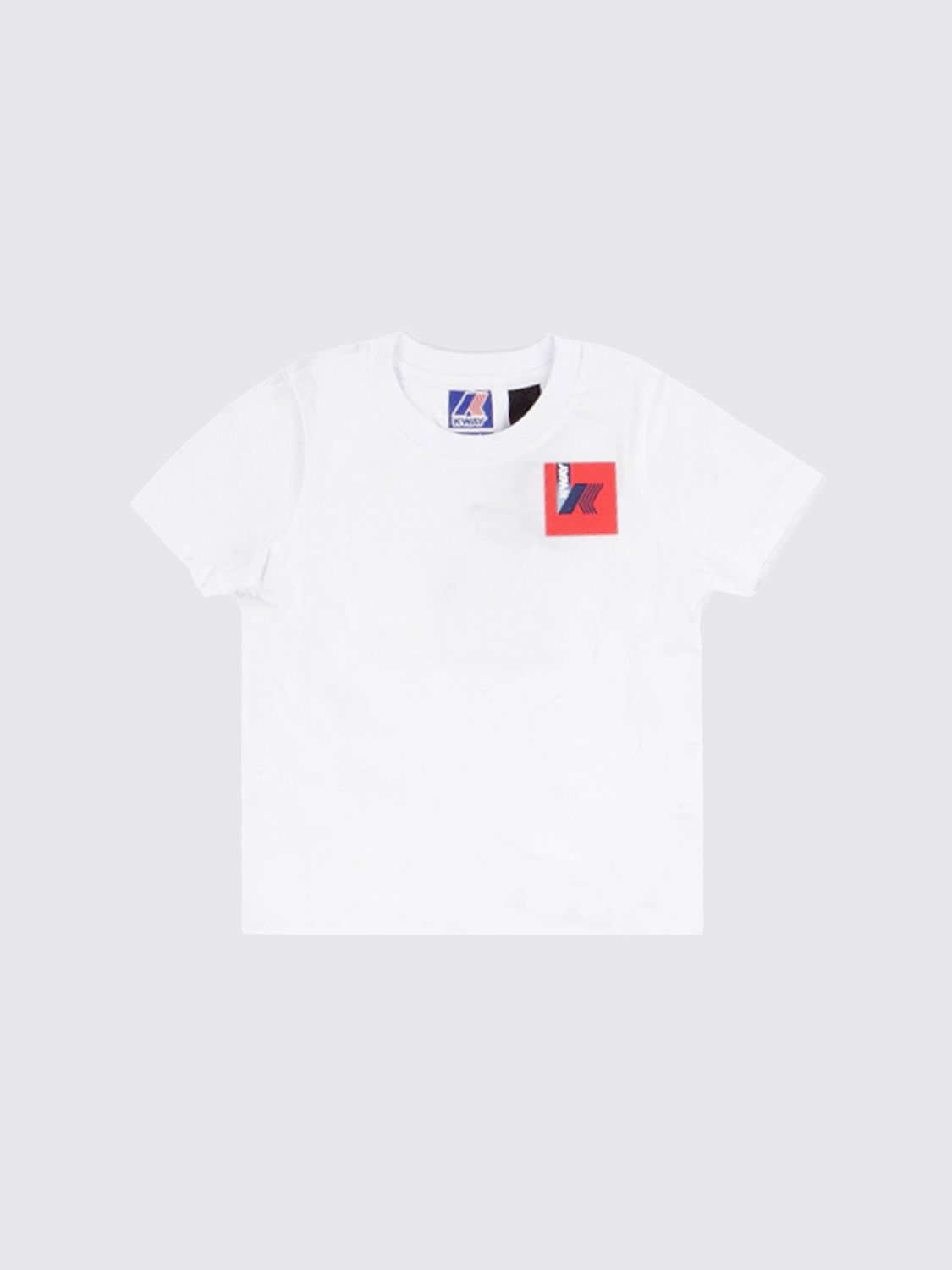 K-WAY Baumwoll-T-Shirt mit Logo